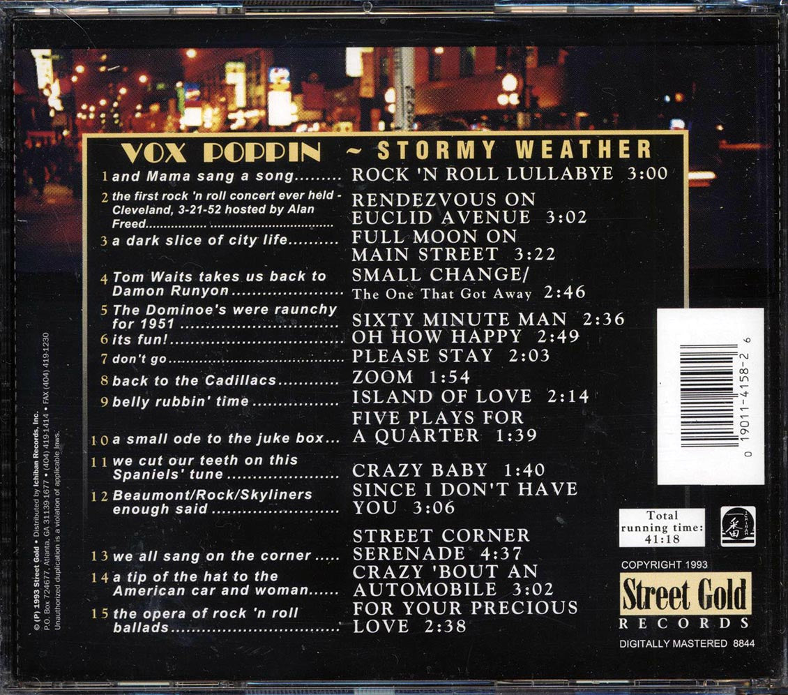 Stormy Weather - Vox Poppin