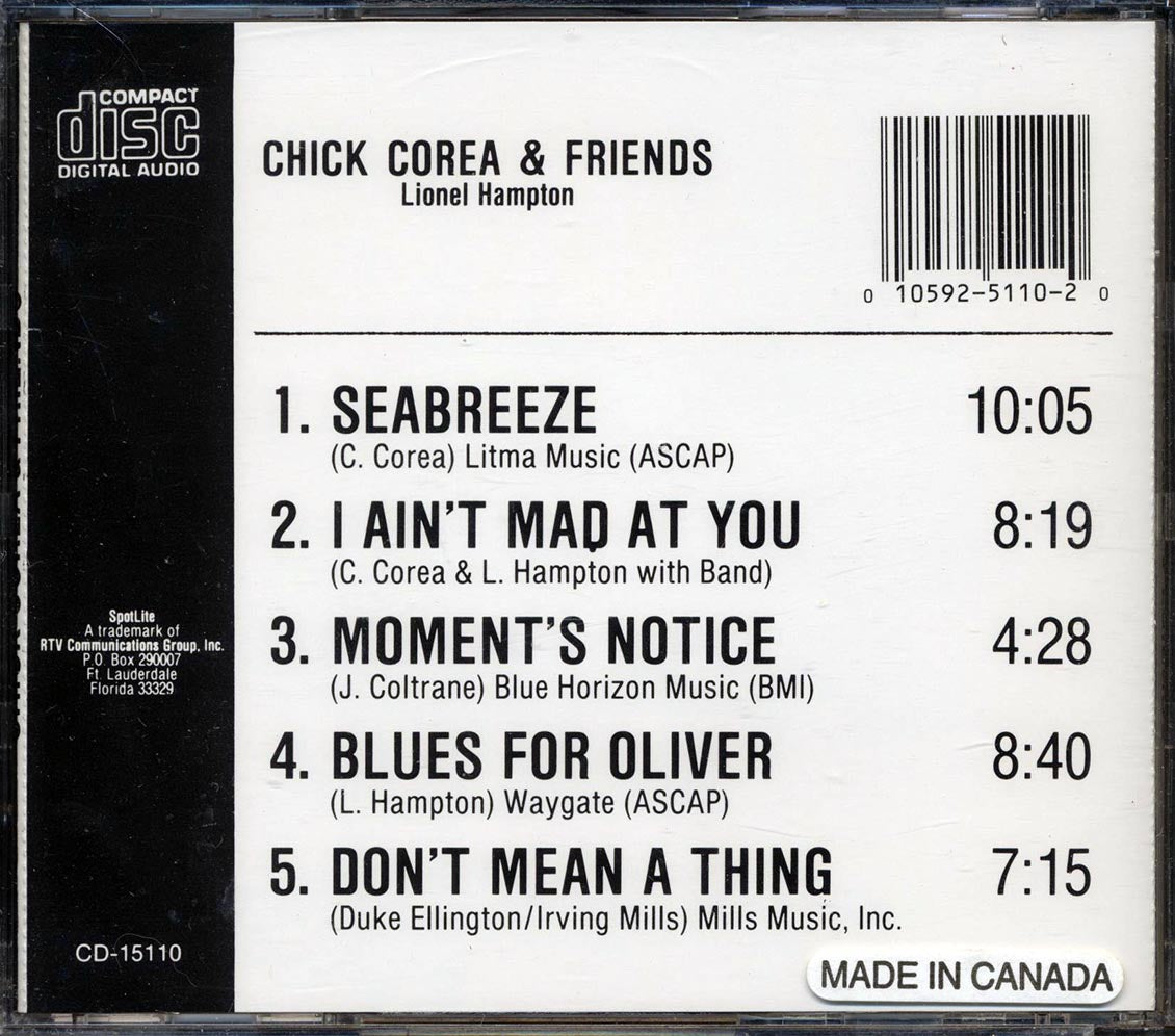 Chick Corea & Friends, Lionel Hampton - Chick Corea & Friends