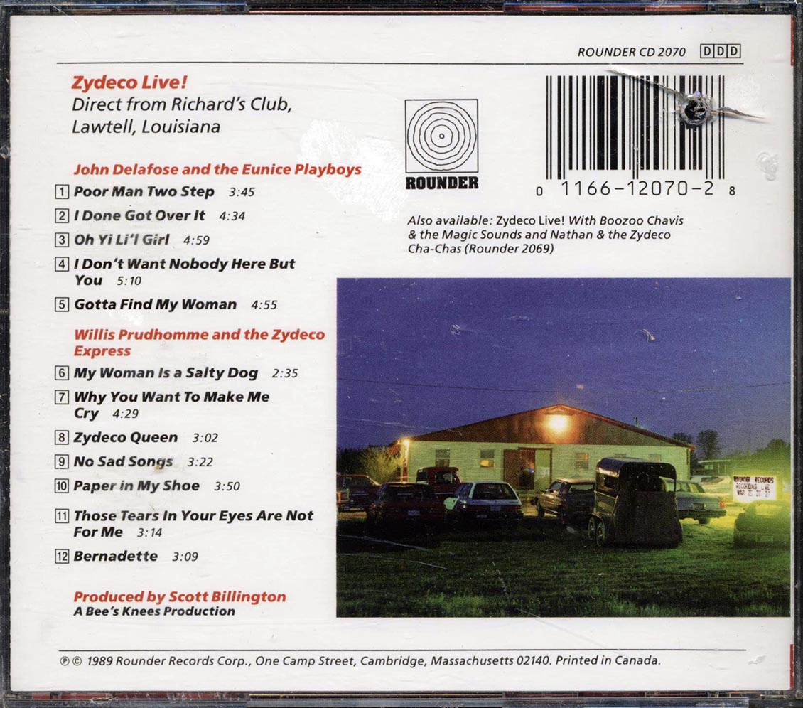 John Delafose & The Eunice Playboys, Willis Prudhomme & The Zydeco Express - Zydeco Live!