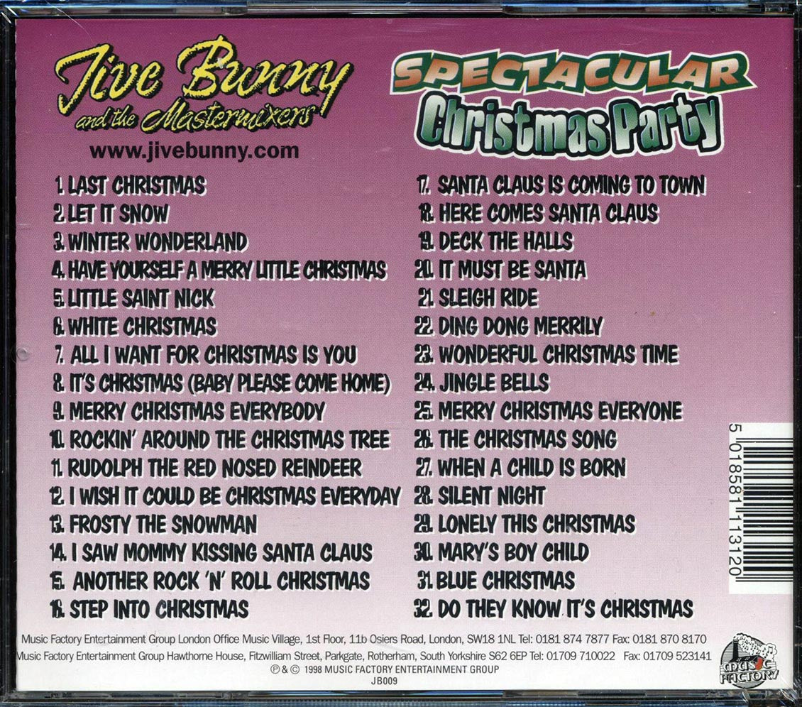 Jive Bunny & The Mastermixers - Spectacular Christmas Party: 32 Songs Produced In The Classic Phil Spector Style (32 tracks)