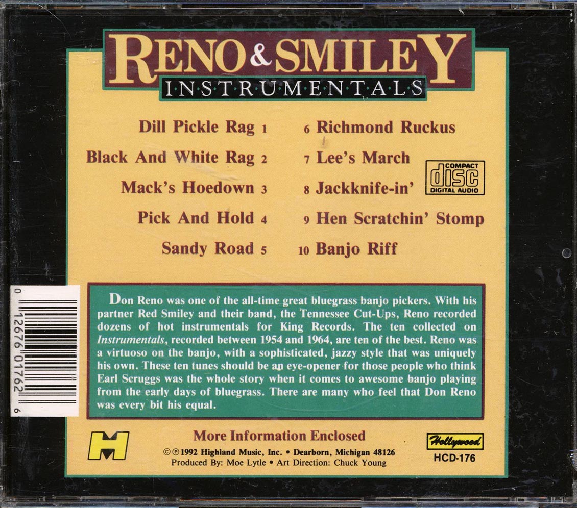 Reno & Smiley - Instrumentals