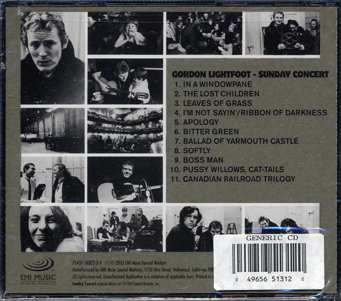 Gordon Lightfoot - Sunday Concert