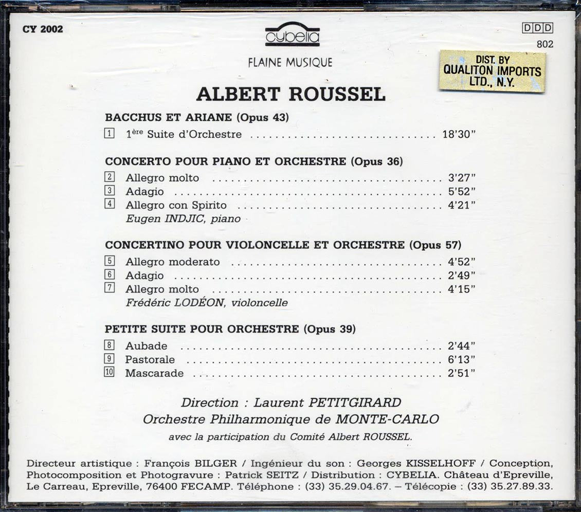 Albert Roussel - Petit Suite