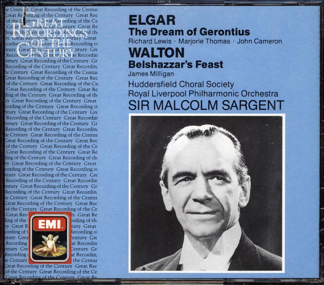 Elgar, Richard Lewis, Marjorie Thomas, John Cameron, Walton, Royal Liverpool Philharmonic Orchestra, Etc. - Belshazzar's Feast, The Dream Of Gerontius (30 tracks) (2xCD)