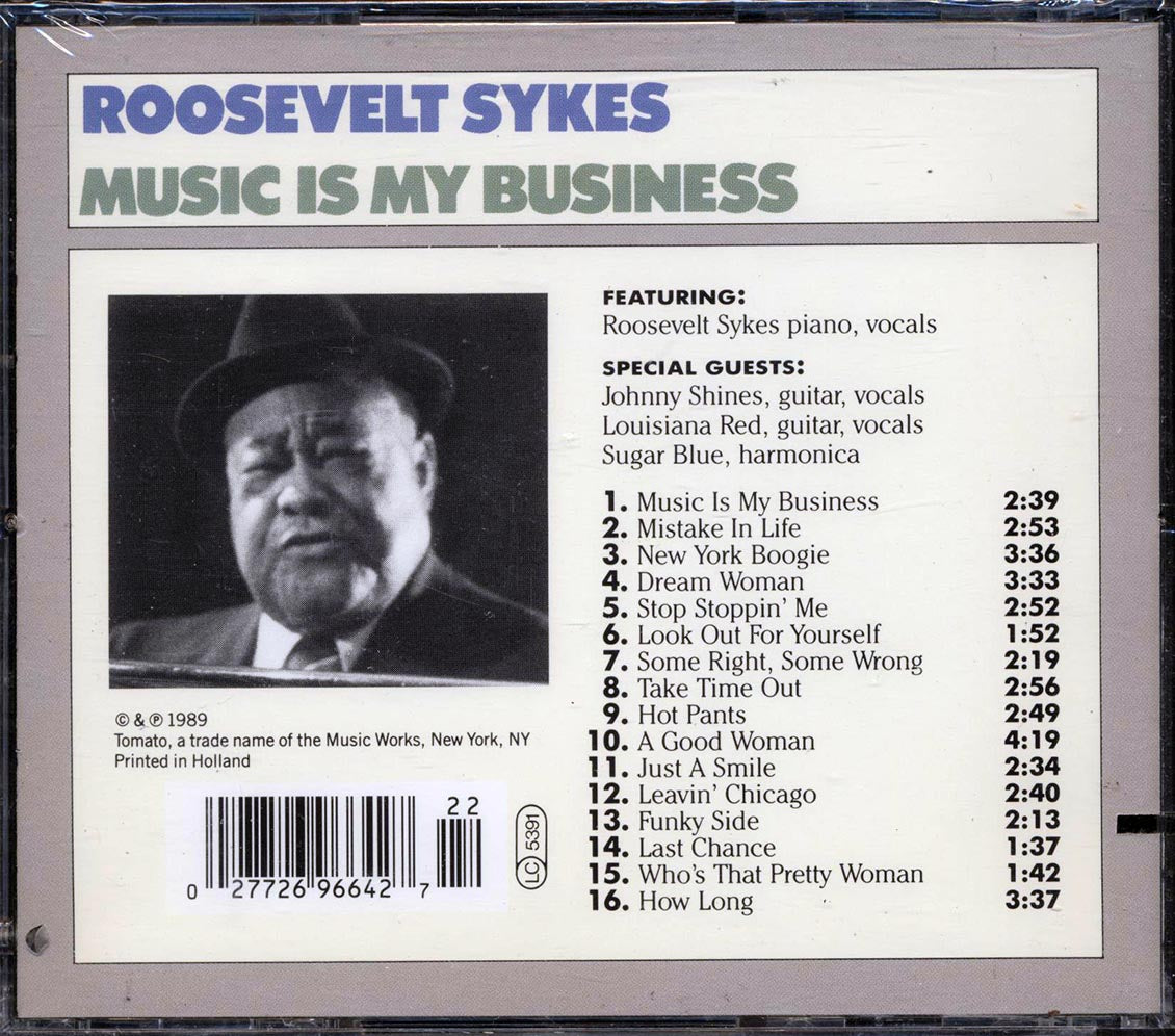 Roosevelt Sykes - Music Is My Business