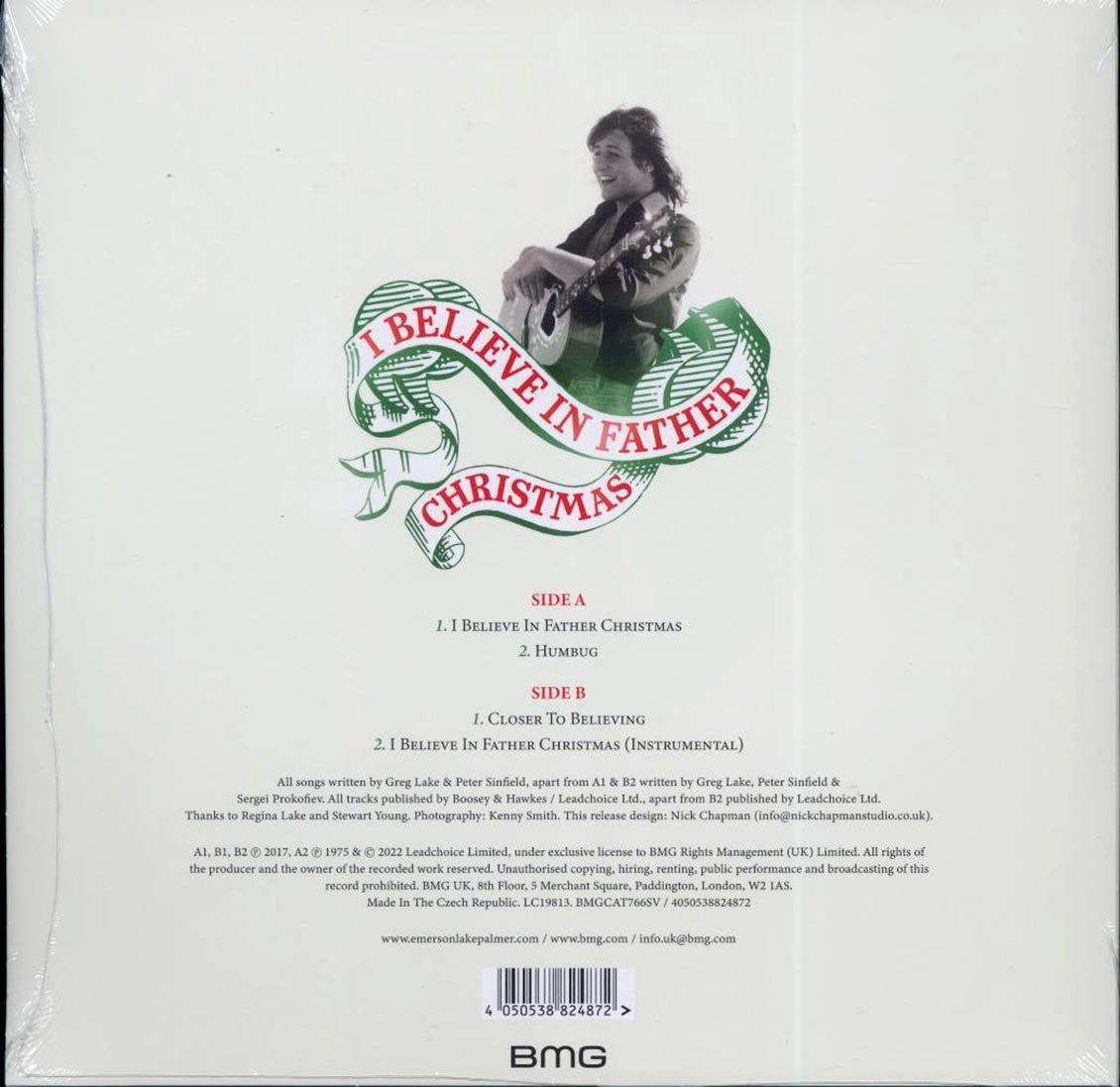 Greg Lake - I Believe In Father Christmas (ltd. ed.) (10") (red vinyl)