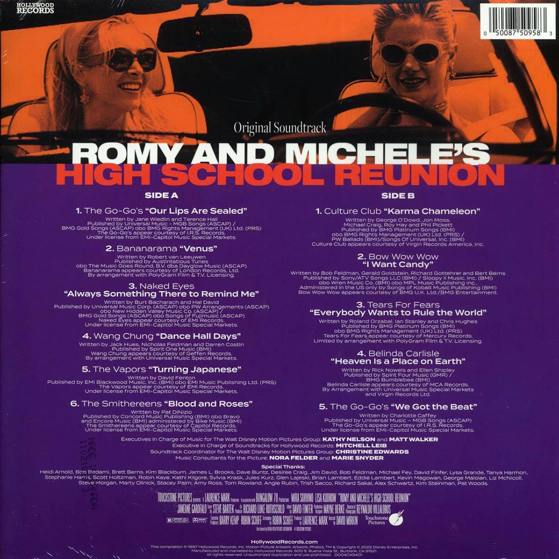 Bananarama, Wang Chung, Culture Club, The Go-Go's, Belinda Carlisle, Etc. - Romy And Michele's High School Reunion: Original Soundtrack (ltd. ed.) (violet vinyl)