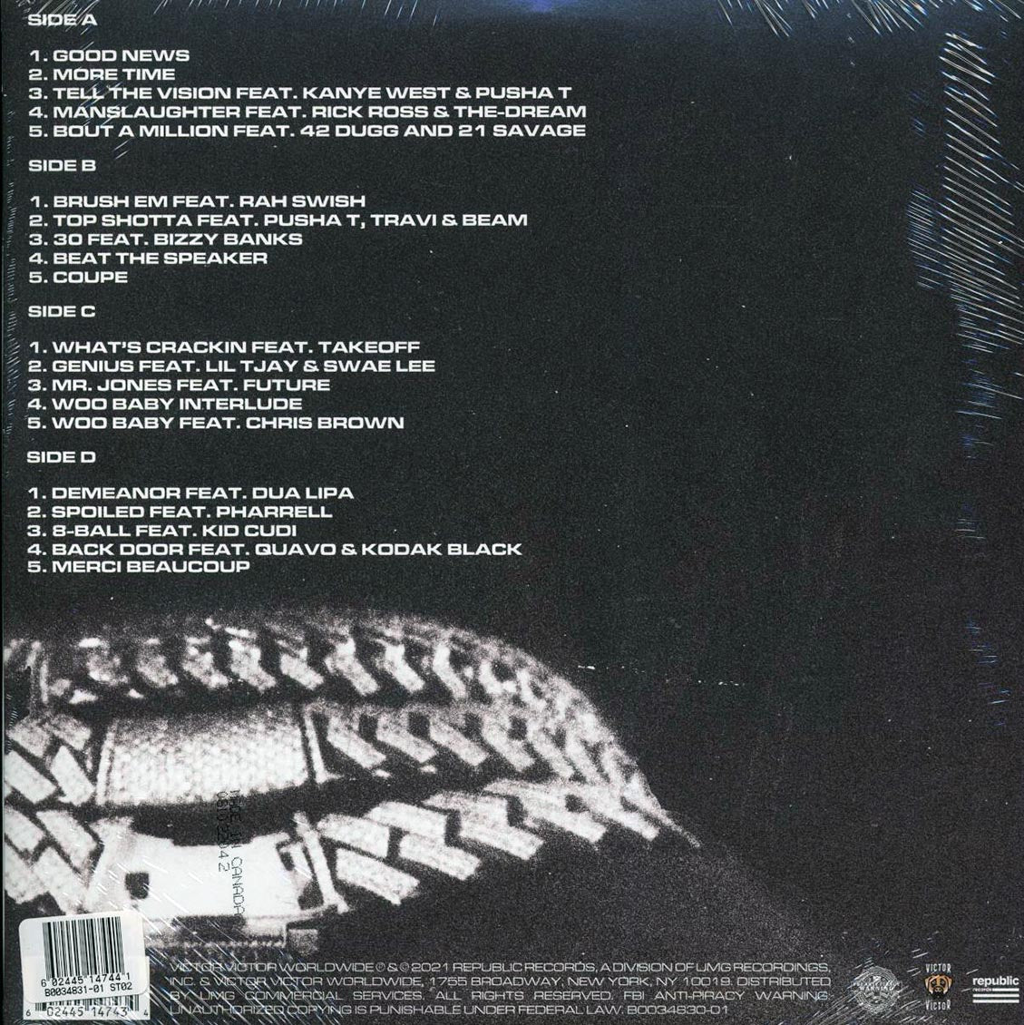 Pop Smoke - Faith (ltd. ed.) (2xLP) (blue vinyl)