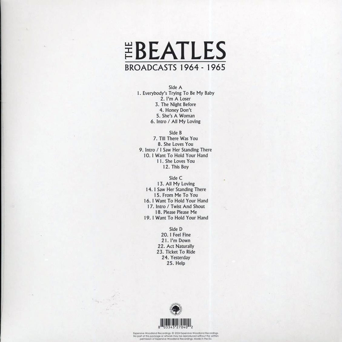 The Beatles - Broadcasts 1964-1965 (2xLP)