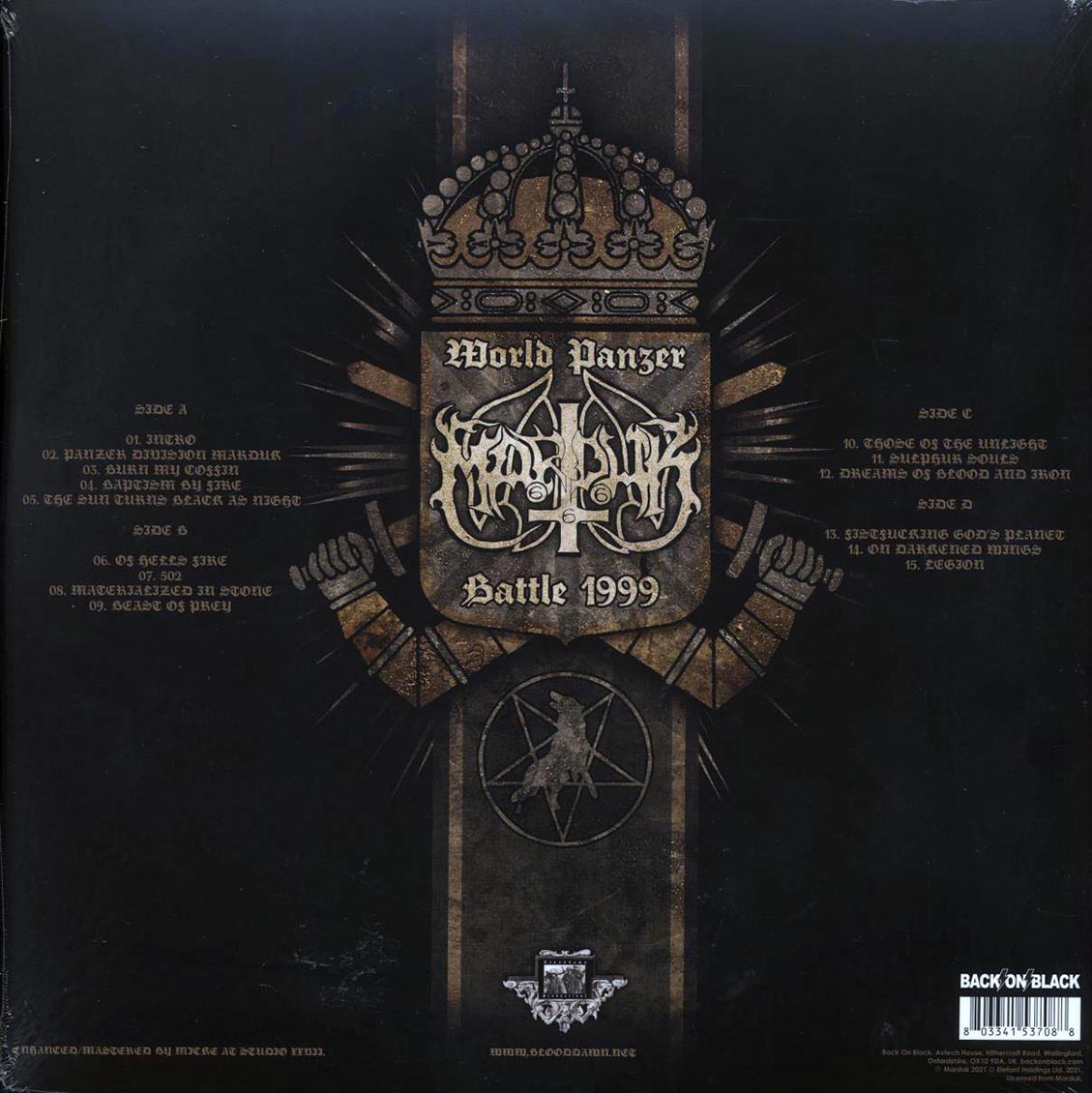 Marduk - World Panzer Battle 1999 (ltd. ed.) (2xLP) (gold vinyl)