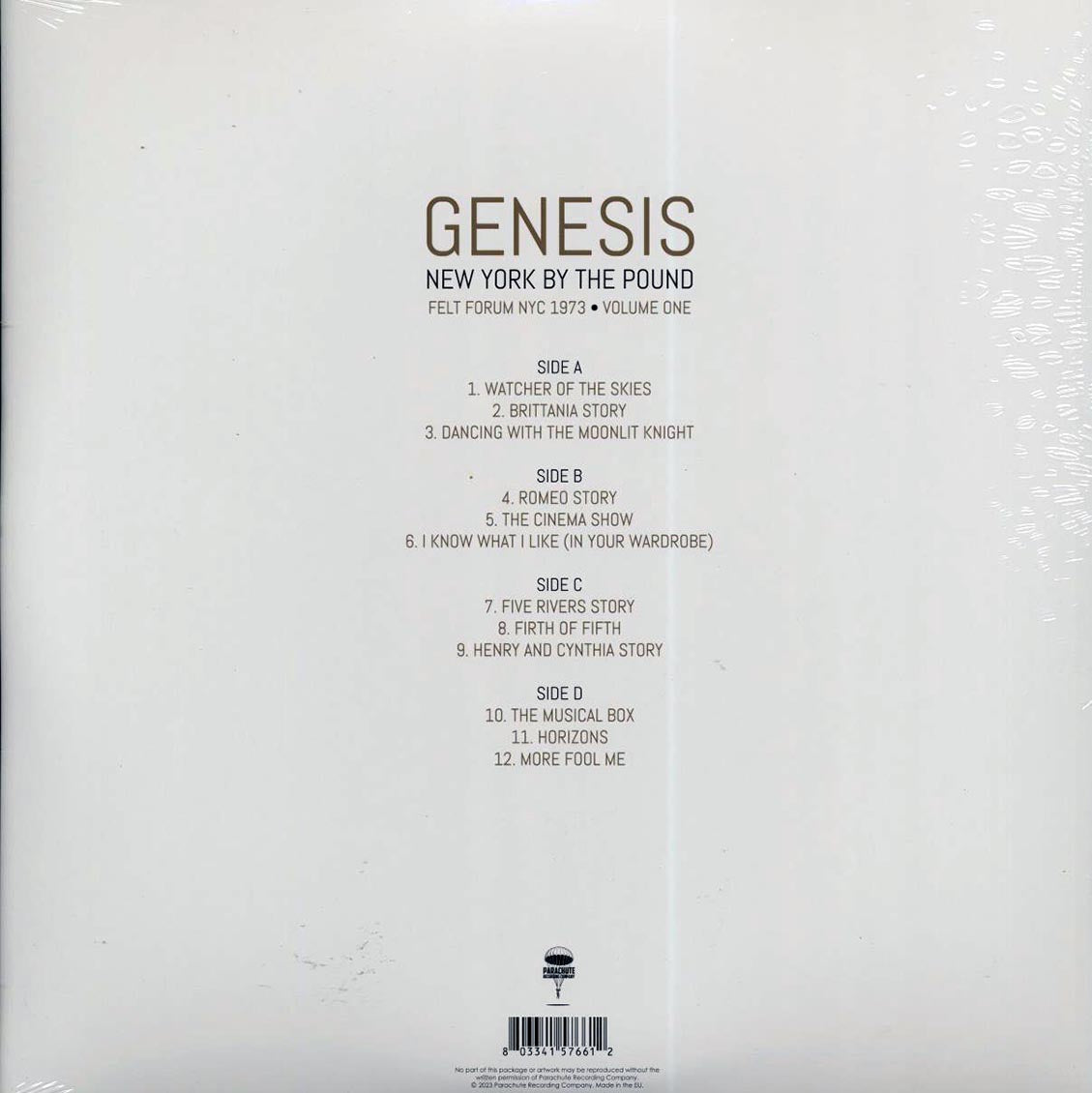 Genesis - New York By The Pound Volume 1: Felt Forum NYC 1973 (2xLP)