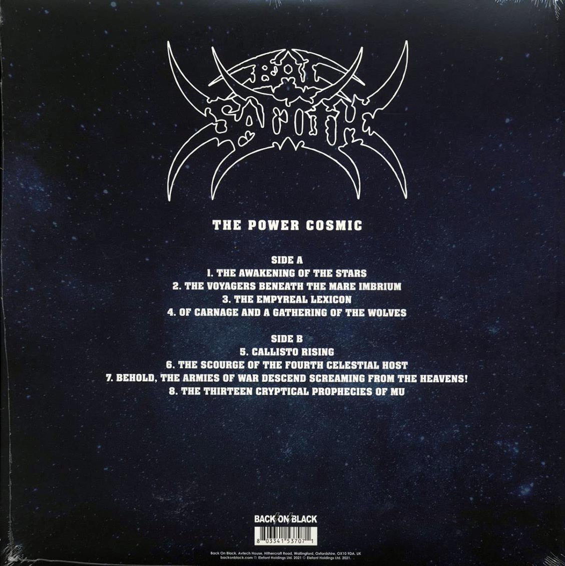 Bal-Sagoth - The Power Cosmic (ltd. ed.) (clear/blue splatter vinyl)