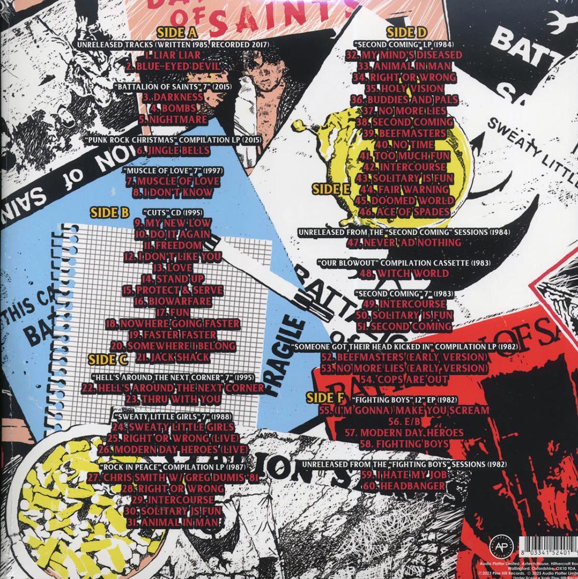 Battalion Of Saints - Complete Discography (ltd. ed.) (3xLP) (red/white/blue vinyl)