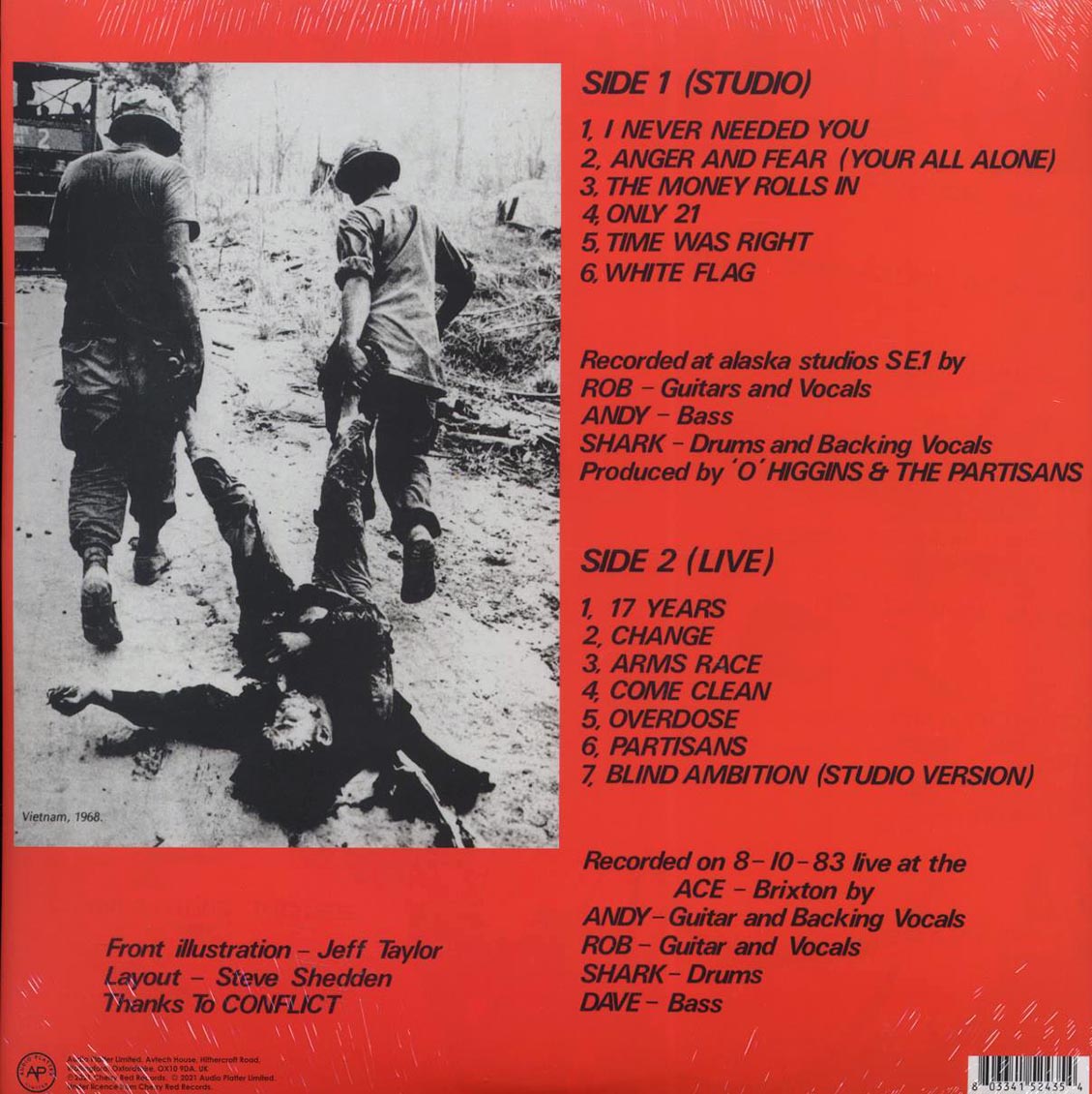 The Partisans - The Time Was Right (ltd. ed.) (red vinyl)
