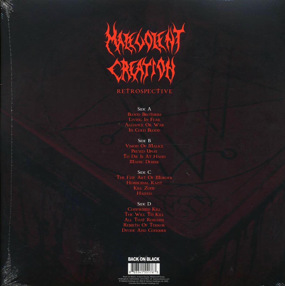 Malevolent Creation - Retrospective (ltd. ed.) (2xLP) (red/black splatter vinyl)