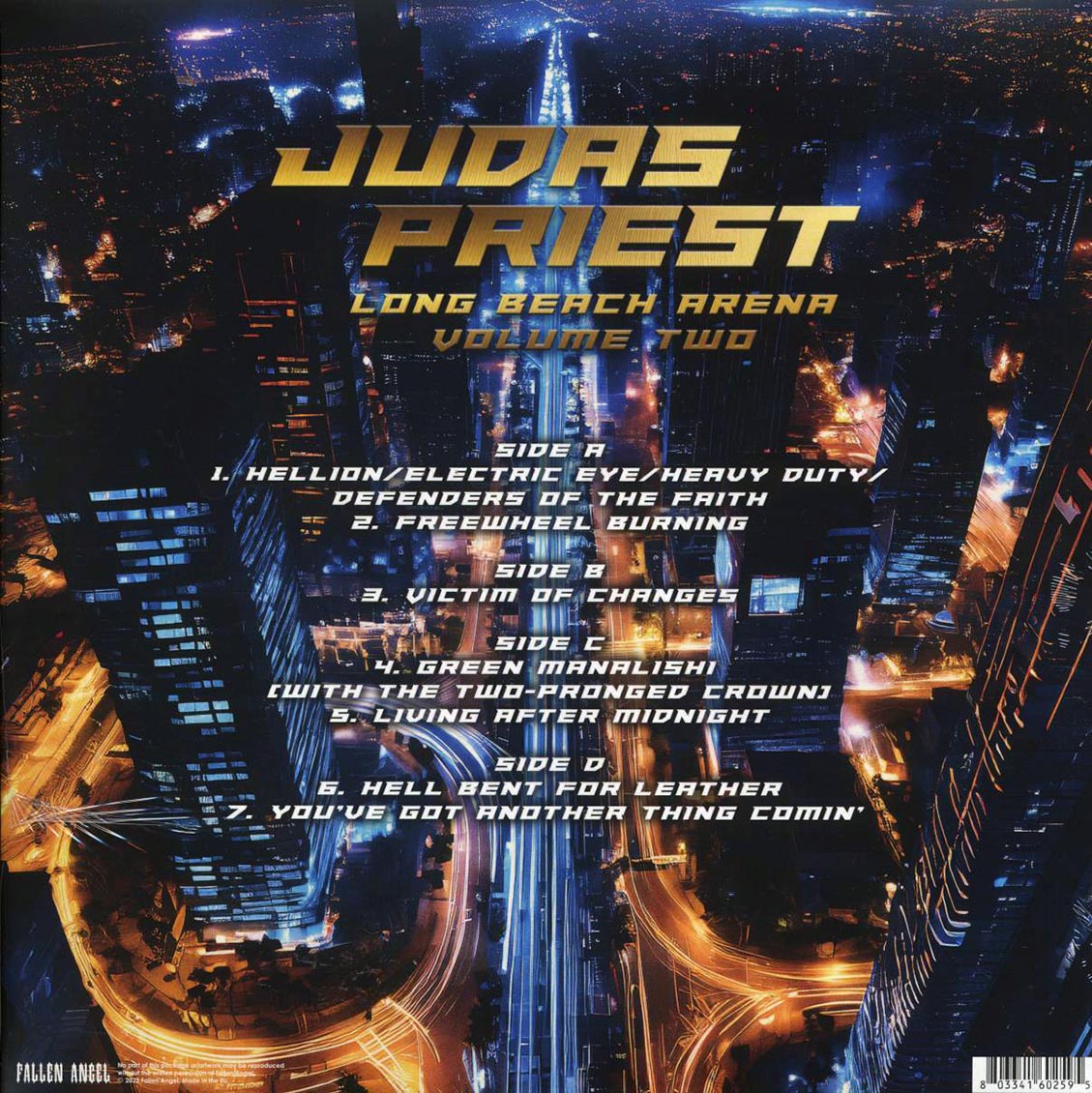 Judas Priest - Long Beach Arena Volume 2 (ltd. ed.) (2xLP) (clear vinyl)