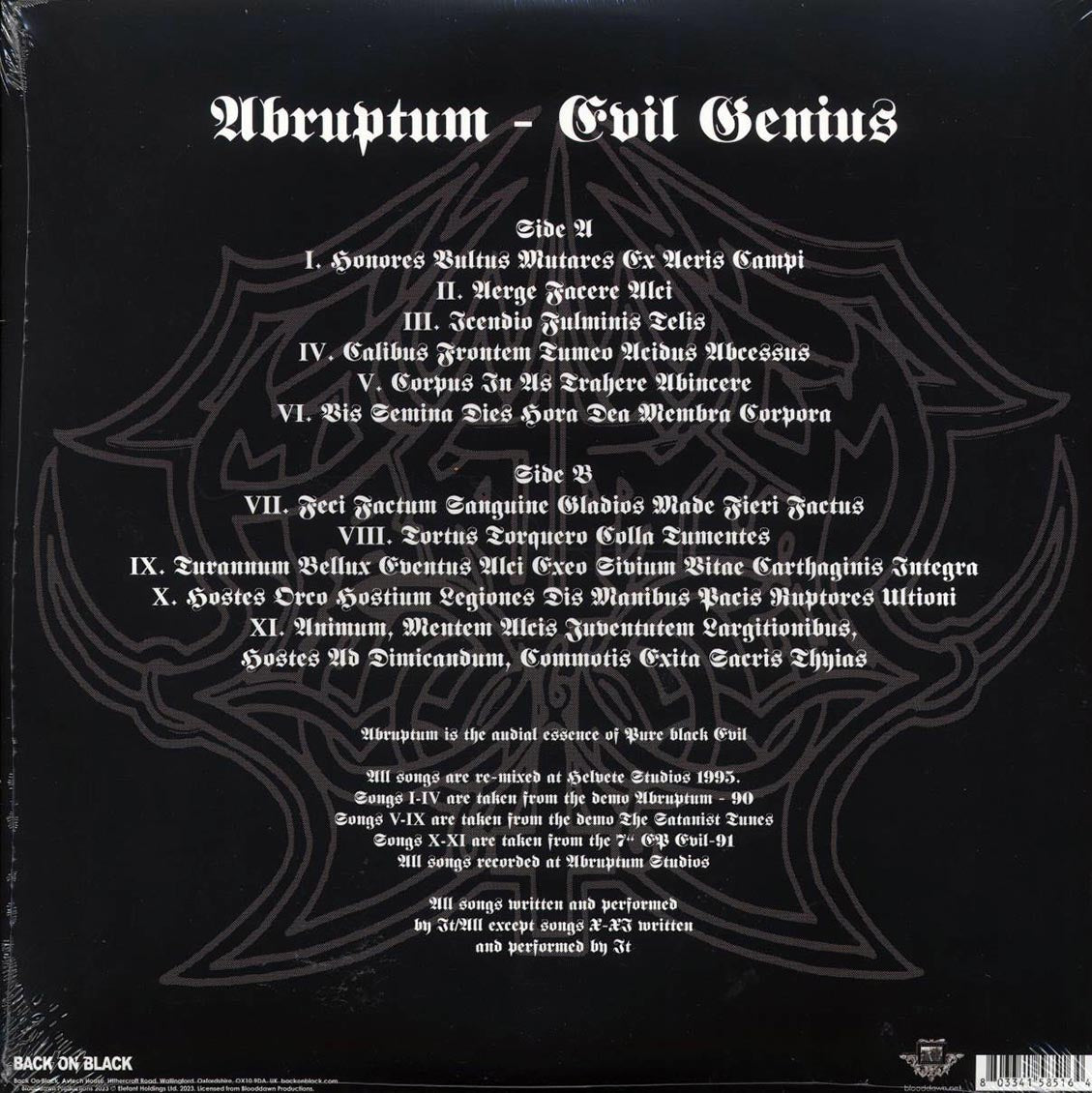 Abruptum - Evil Genius (ltd. ed.) (red vinyl)