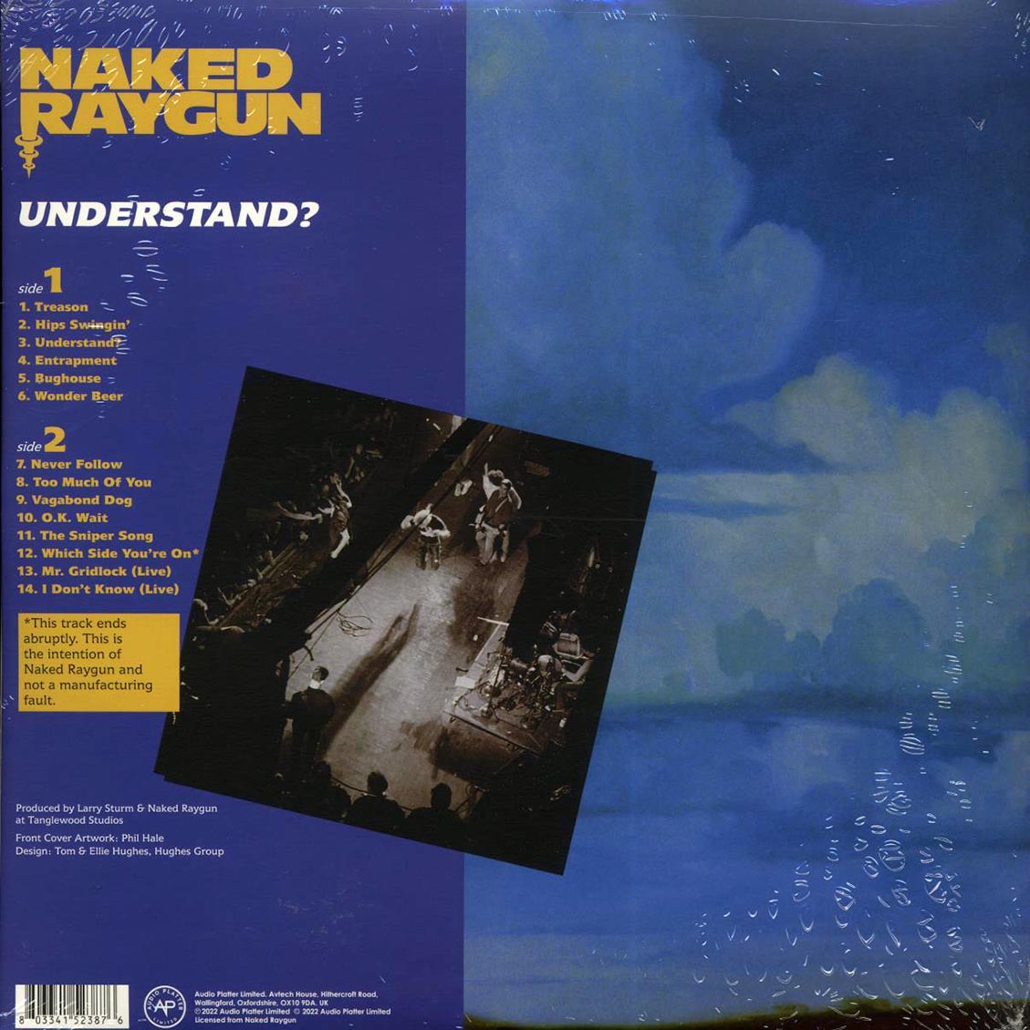 Naked Raygun - Understand? (ltd. ed.) (blue vinyl)