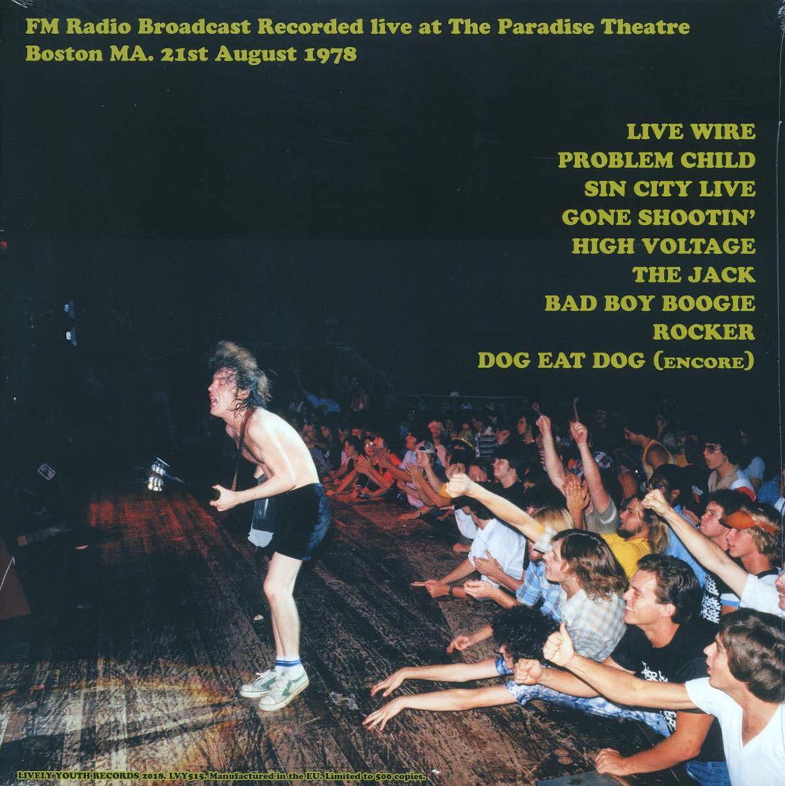 AC/DC - Boston Babies Play Live! The Paradise Theatre, Boston, MA, August 21st, 1978
