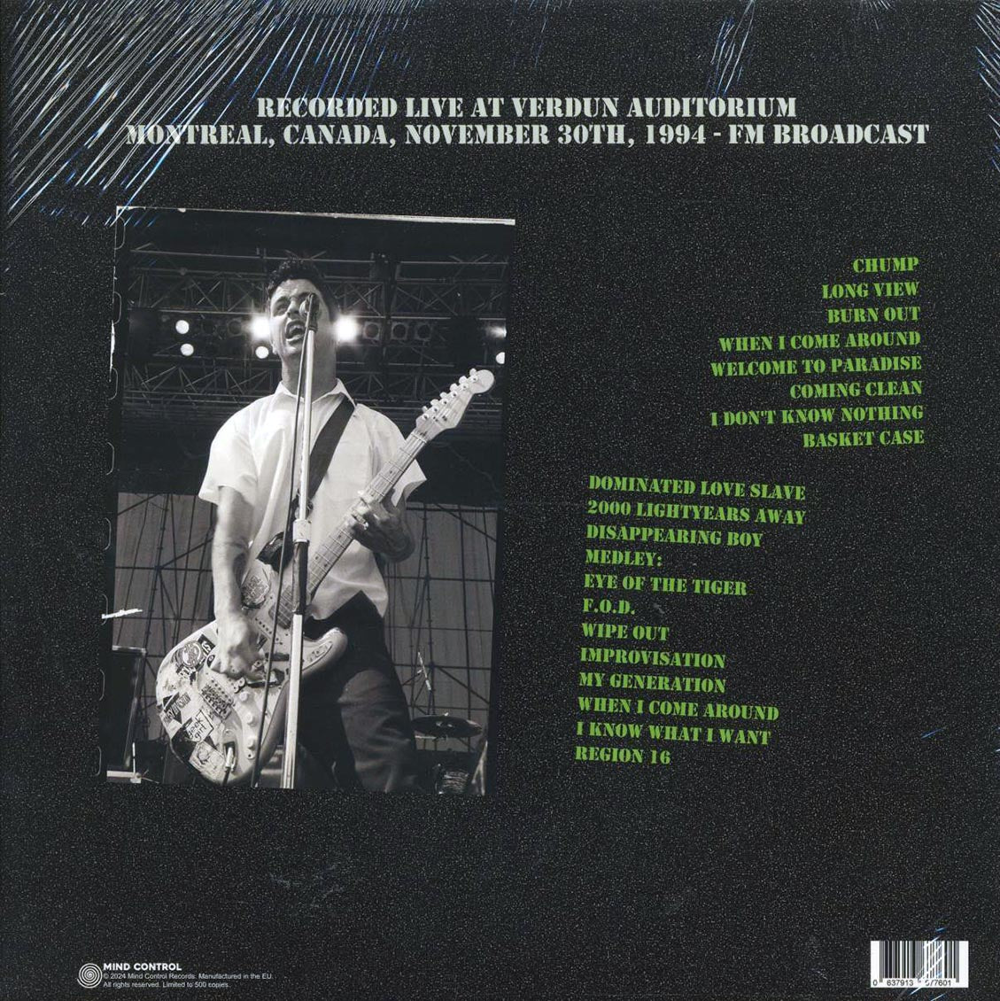 Green Day - Strung Out On Confusion: Live In Montreal, Saturday Night Live And MTV