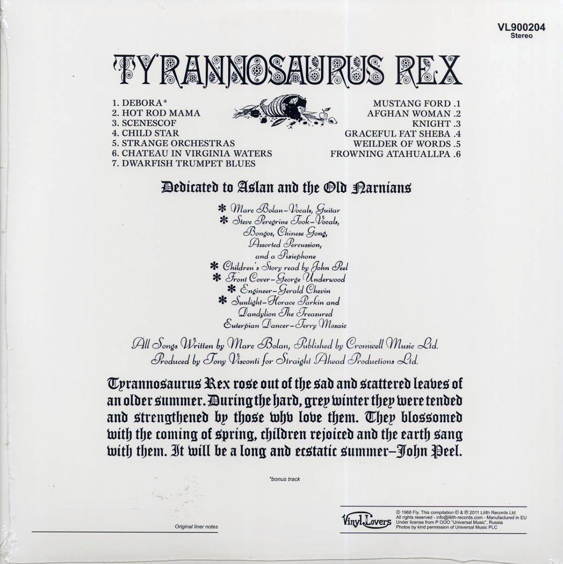 Tyrannosaurus Rex - My People Were Fair And Had Sky In Their Hair (+bonus track) (ltd. ed.) (180g)