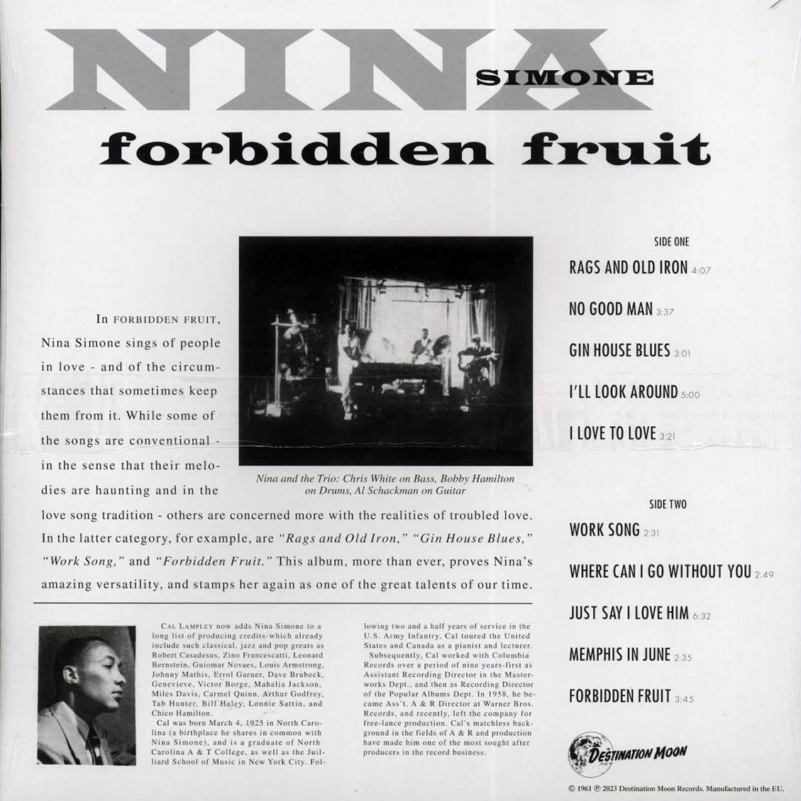 Nina Simone - Forbidden Fruit (ltd. 500 copies made) (clear vinyl)