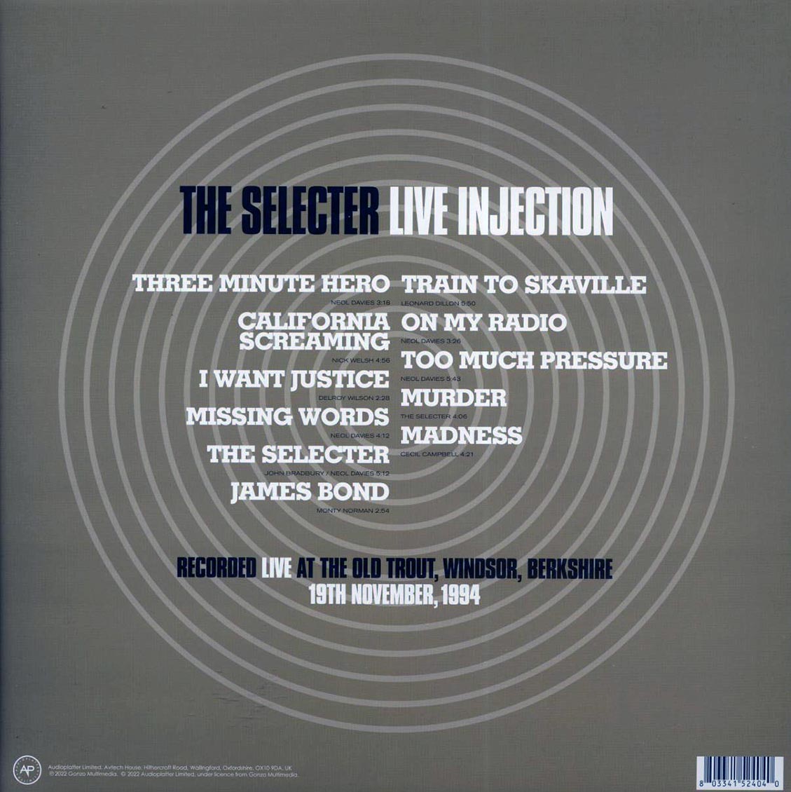 The Selecter - Live Injection (white vinyl)