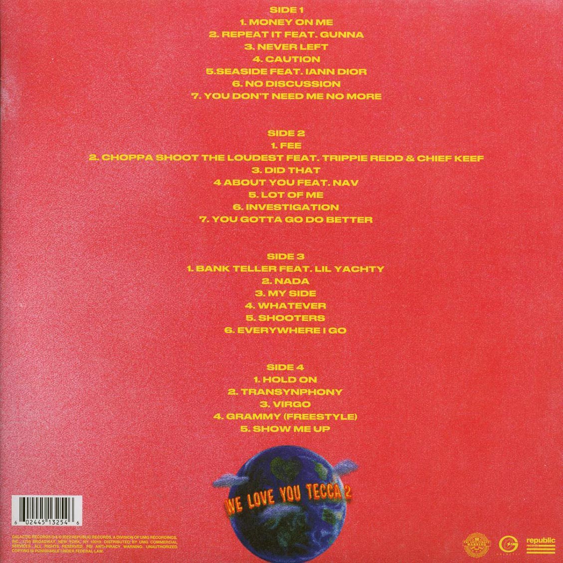 Lil Tecca - We Love You Tecca 2 (2xLP)