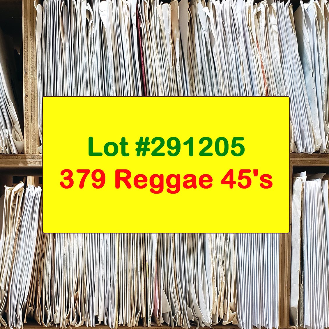 Big Youth, Carlton Livingston, Freddie McGregor, Etc. - Lot #291205: Collection Of 379 7 Inch 45's (NEW)