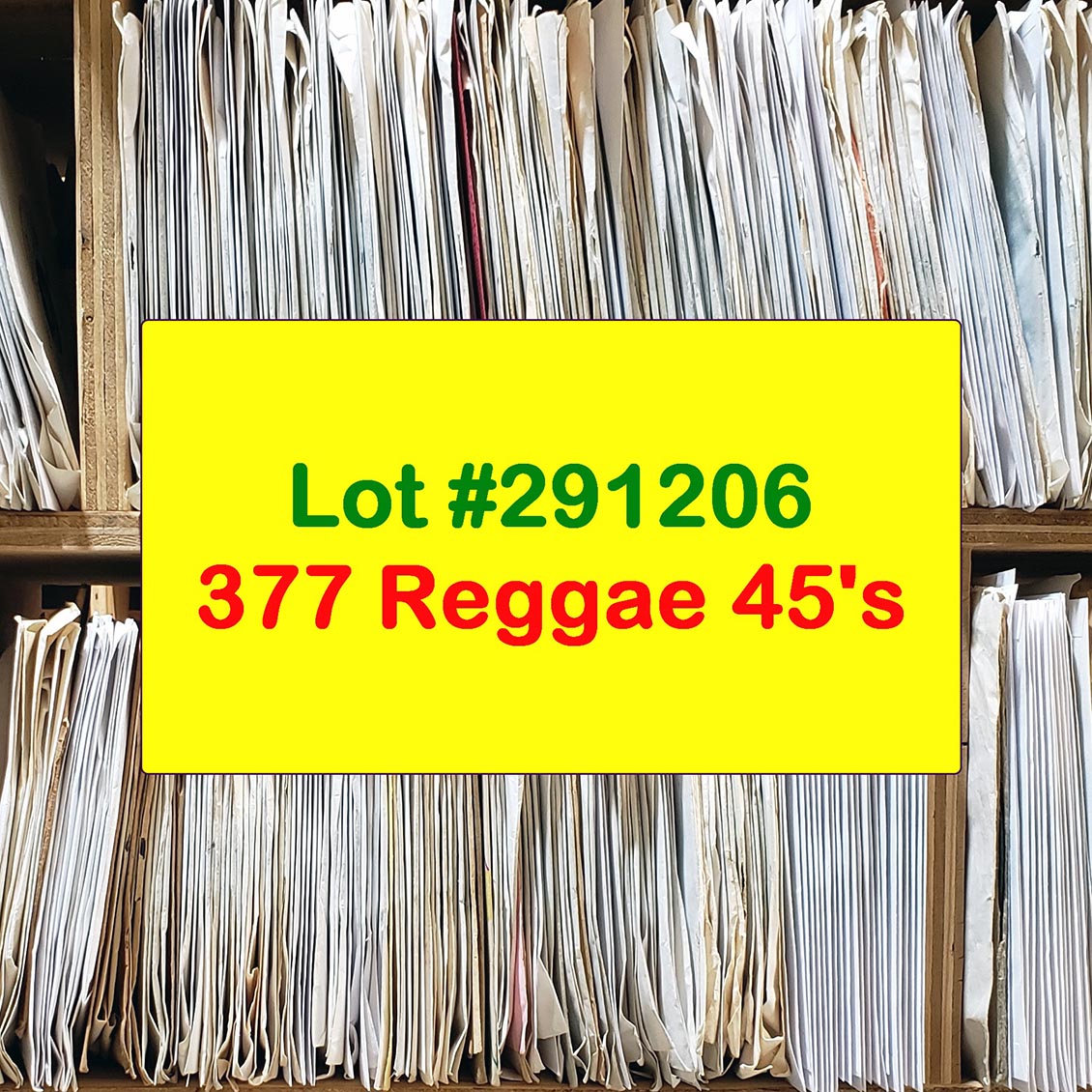 Yami Bolo, Jah Mason, Bounty Killer, Etc. - Lot #291206: Collection Of 377 7 Inch 45's (NEW)