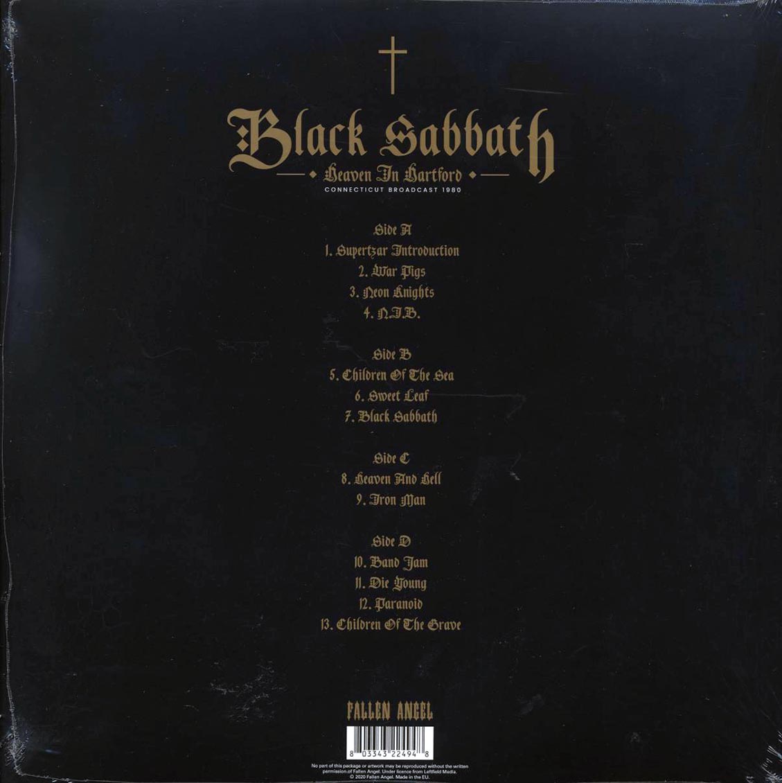 Black Sabbath - Heaven In Hartford: Connecticut Broadcast 1980 (ltd. ed.) (2xLP) (purple vinyl)