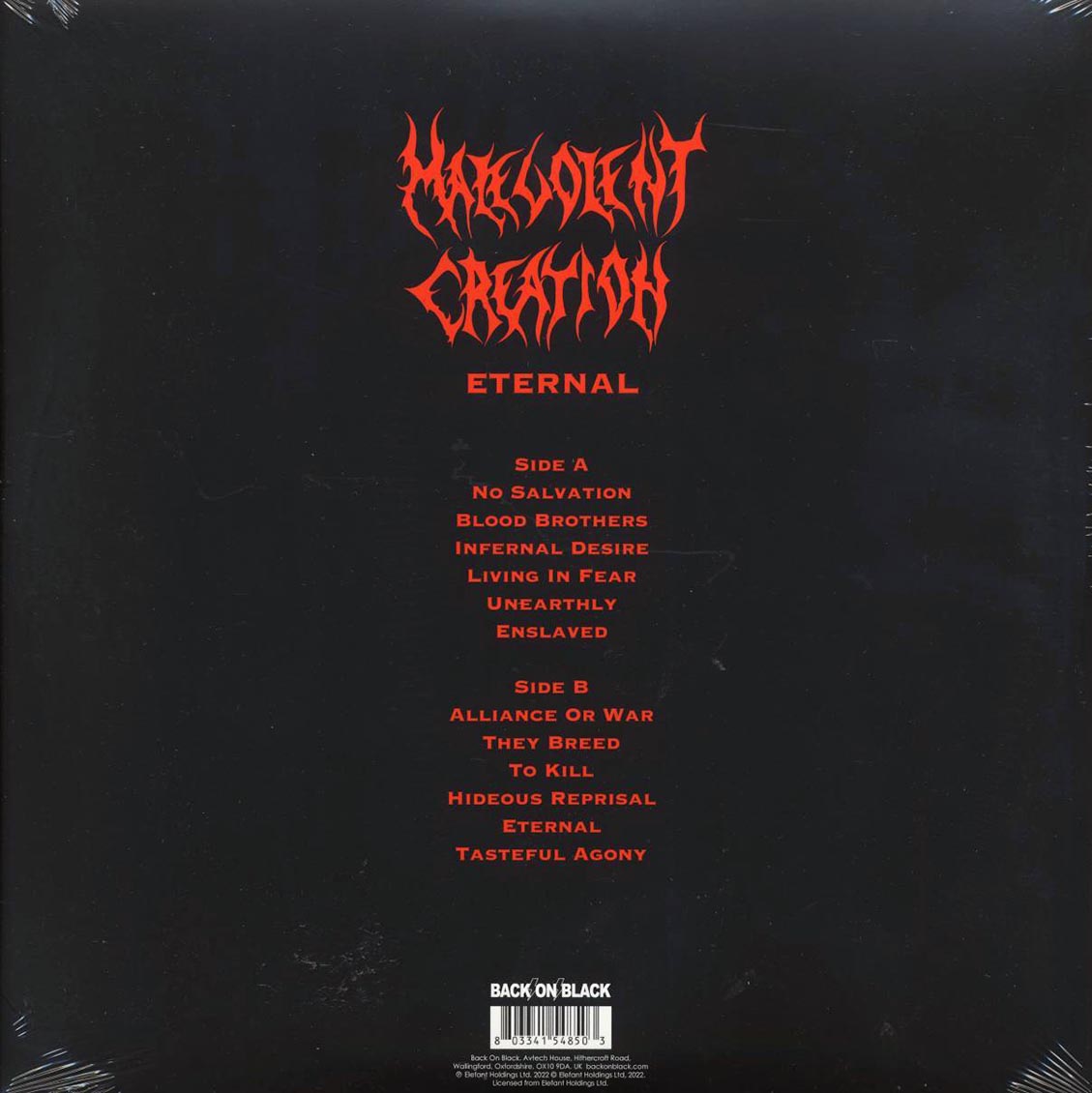 Malevolent Creation - Eternal (ltd. ed.) (grey vinyl)