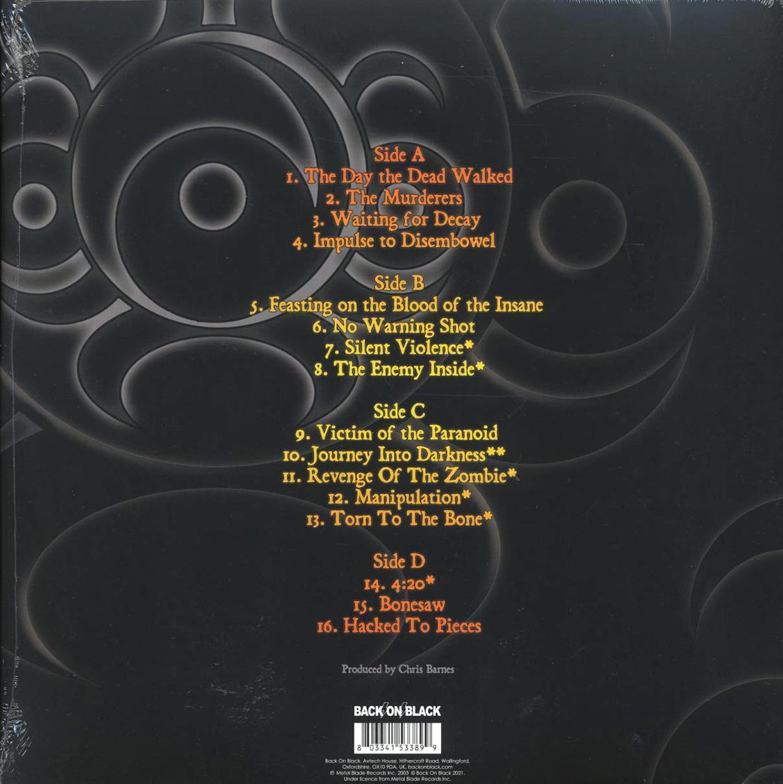 Six Feet Under - Double Dead (Redux) (ltd. ed.) (2xLP) (yellow/black splatter vinyl)