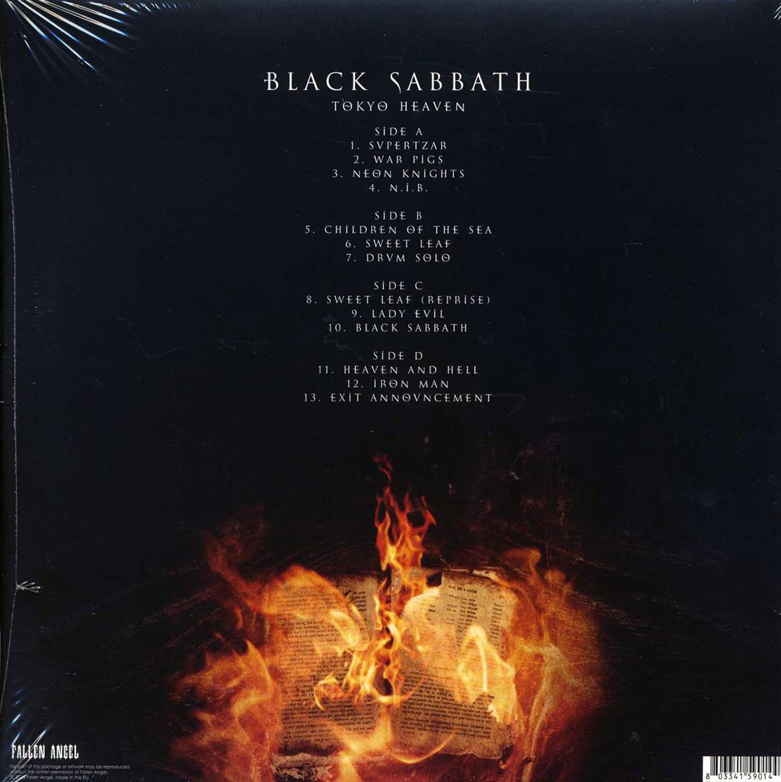 Black Sabbath - Tokyo Heaven: Nakano Sun Plaza Hall, Tokyo, Japan, Nov 18, 1980 (2xLP)