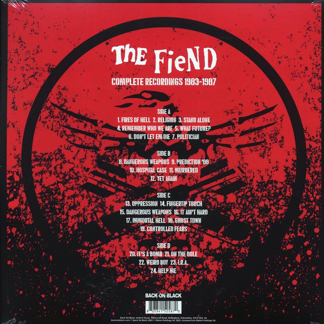 The Fiend - Complete Recordings 83-87 (ltd. ed.) (2xLP) (red vinyl)