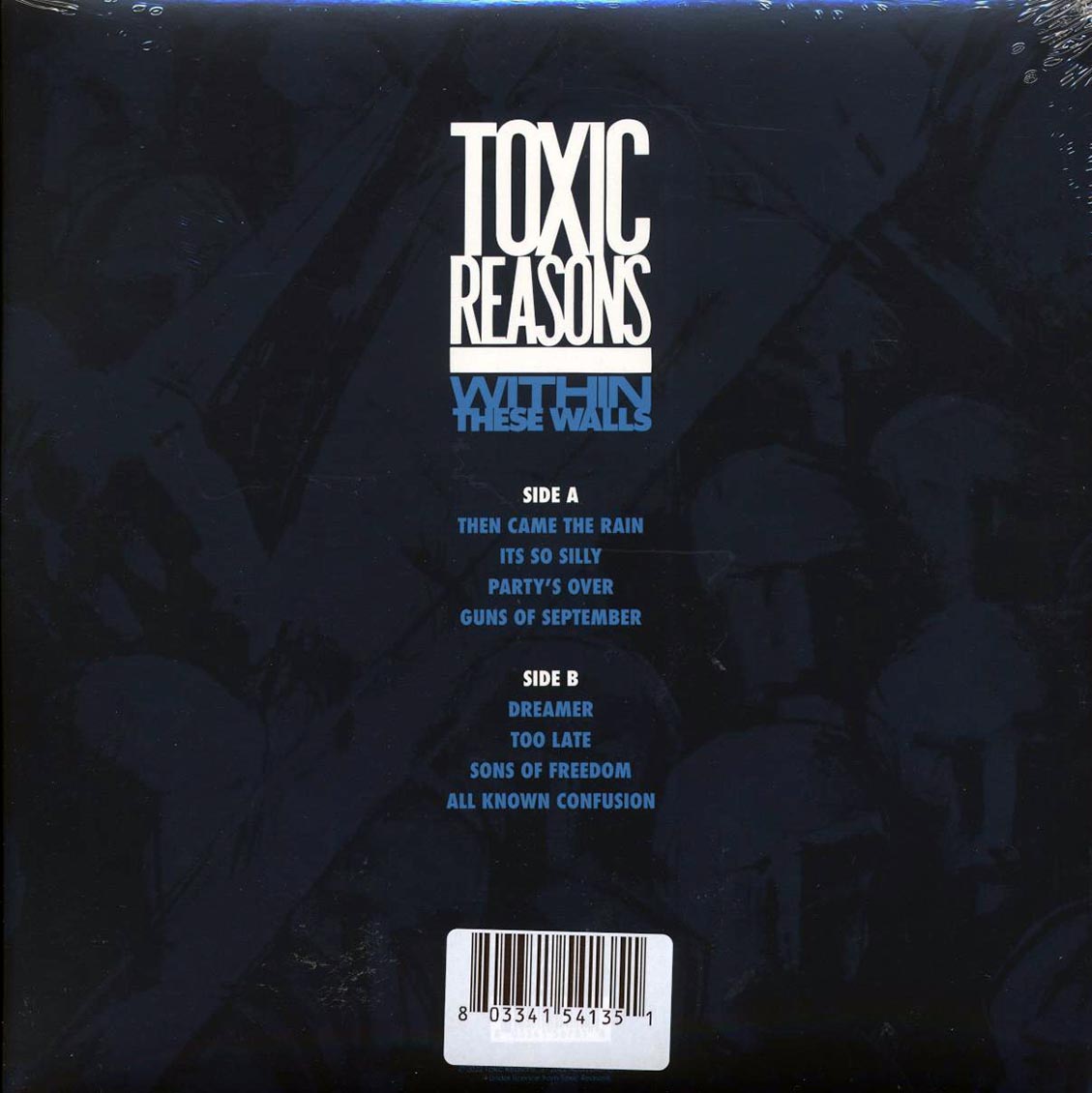Toxic Reasons - Within These Walls (ltd. ed.) (blue vinyl)