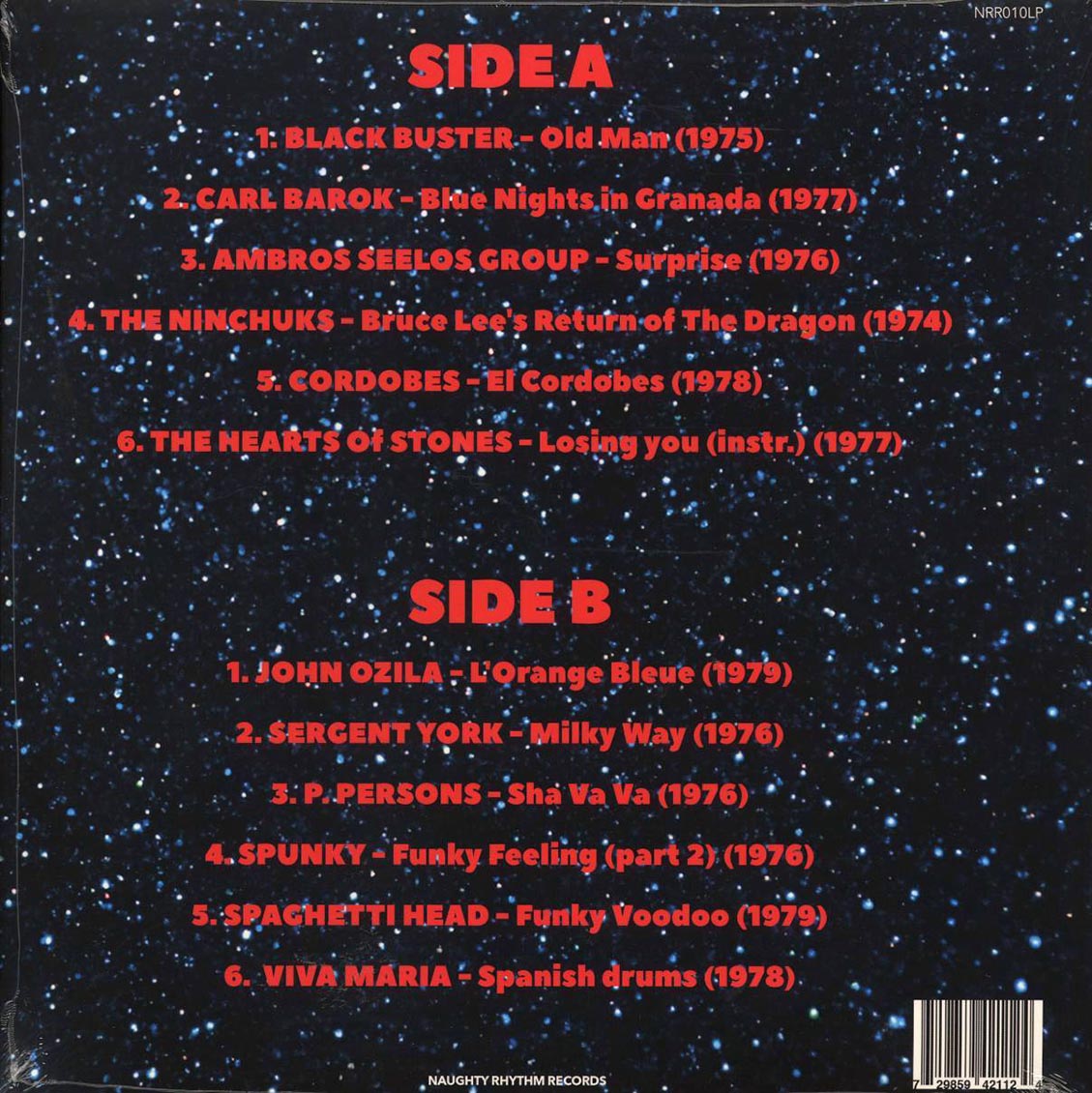 Black Buster, Sergeant York, Spunky, Spaghetti Head, Etc. - Cosmic Discotheque Volume 7: 12 Rare Junkshop Disco Gems From The 70s