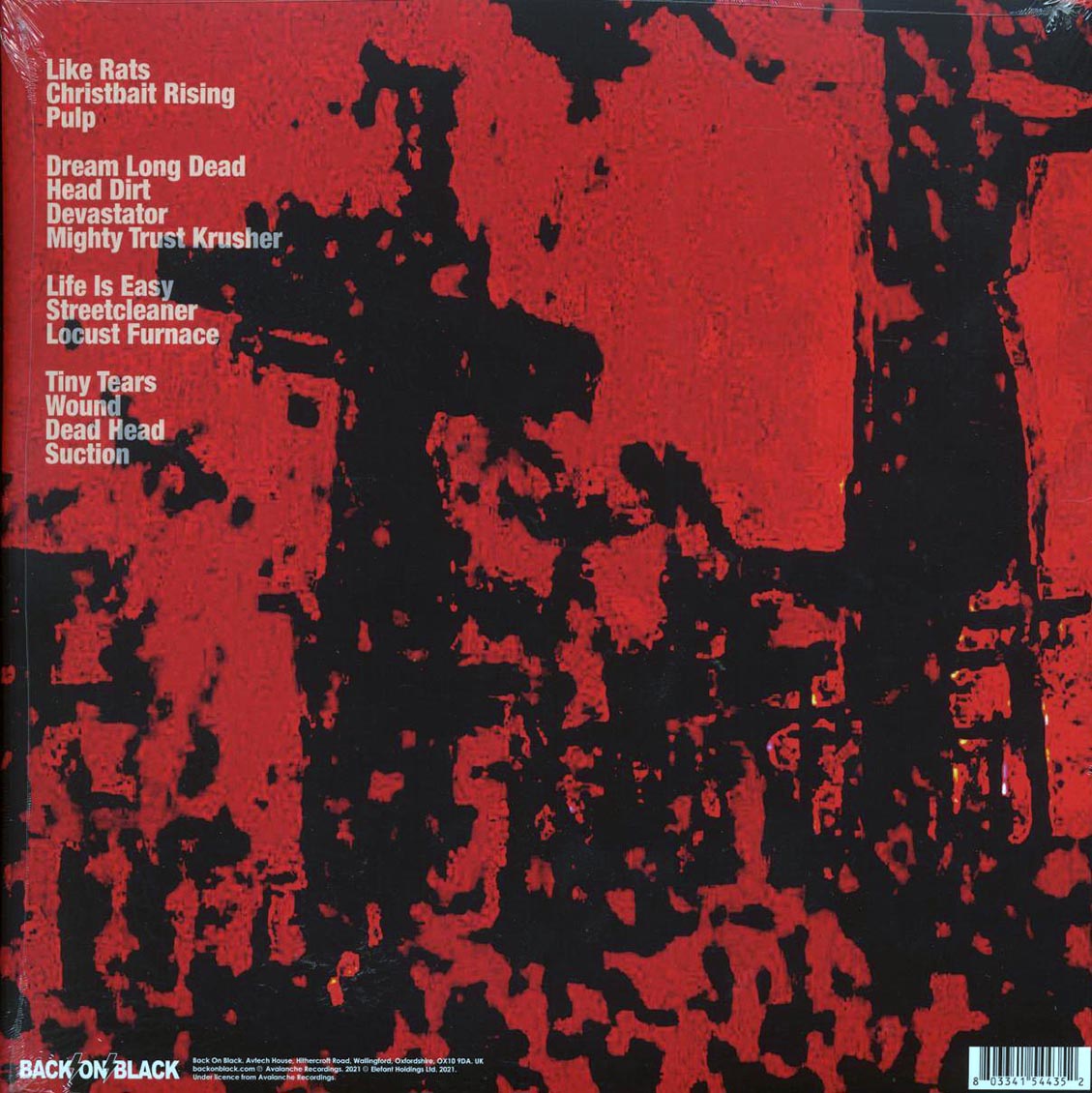 Godflesh - Streetcleaner: Live At Roadburn 2011 (ltd. ed.) (2xLP) (red vinyl)