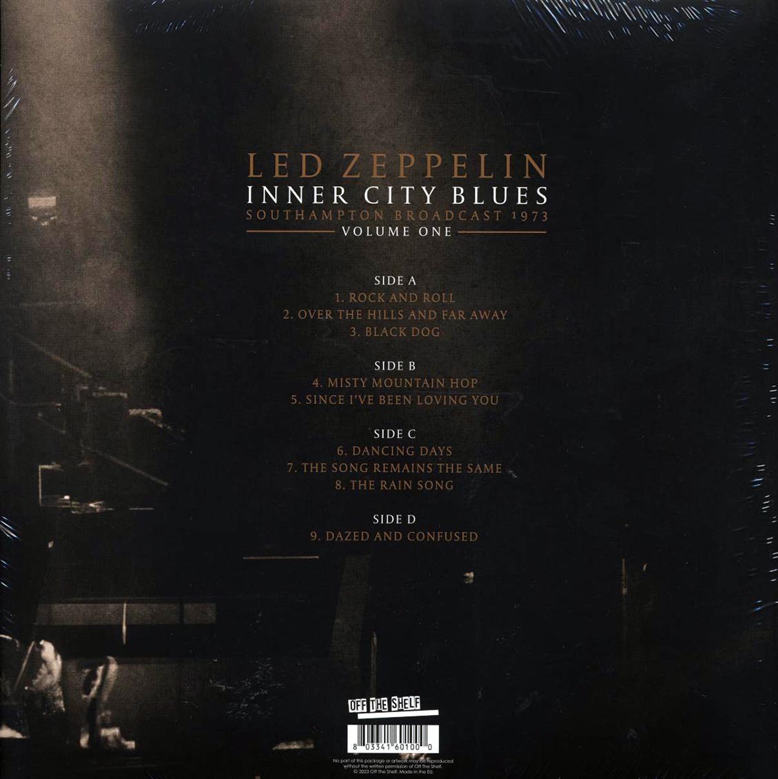 Led Zeppelin - Inner City Blues Volume 1: Southampton Broadcast 1973 (ltd. ed.) (2xLP) (grey vinyl)