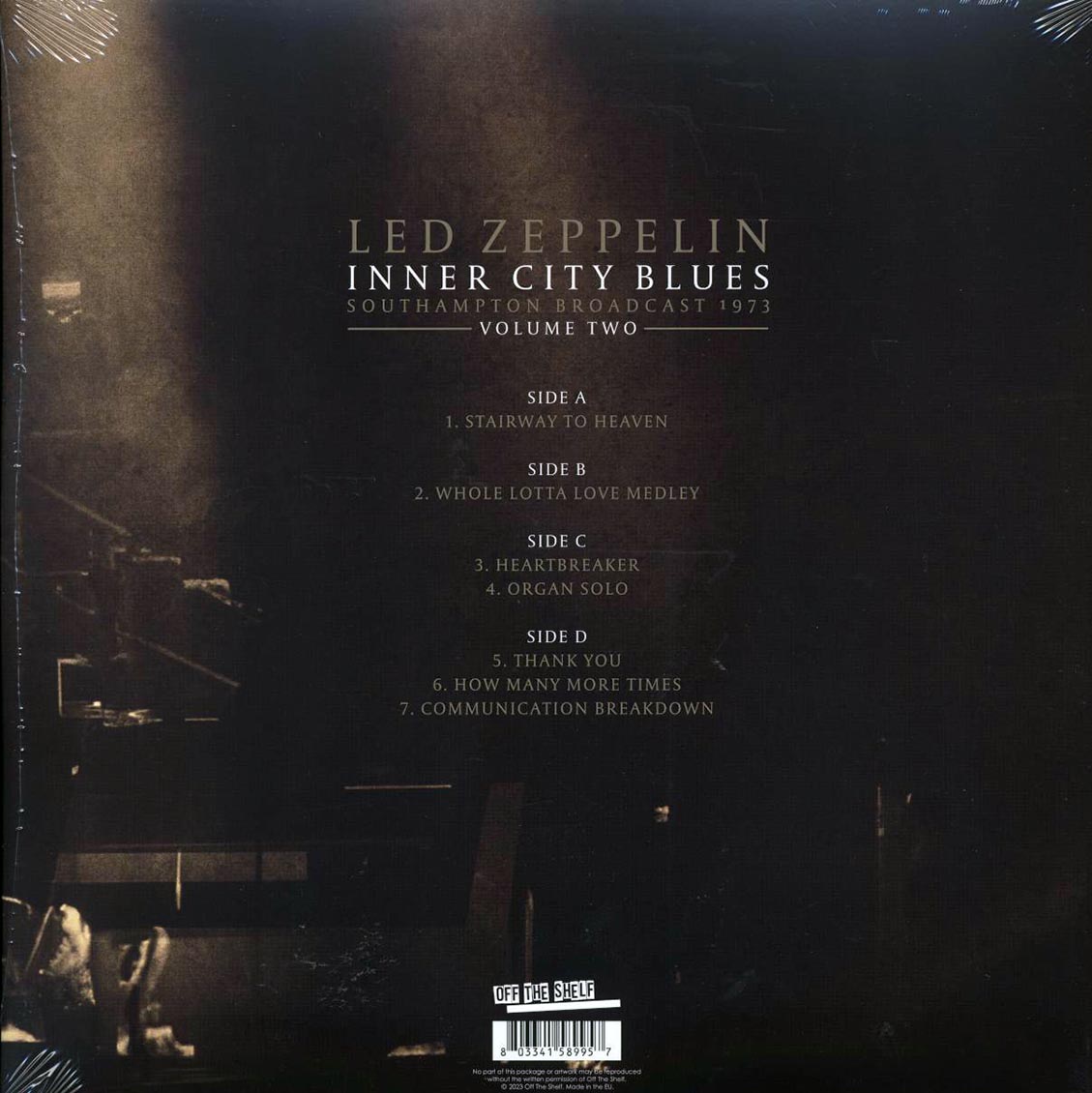 Led Zeppelin - Inner City Blues Volume 2: Southampton Broadcast 1973 (2xLP)
