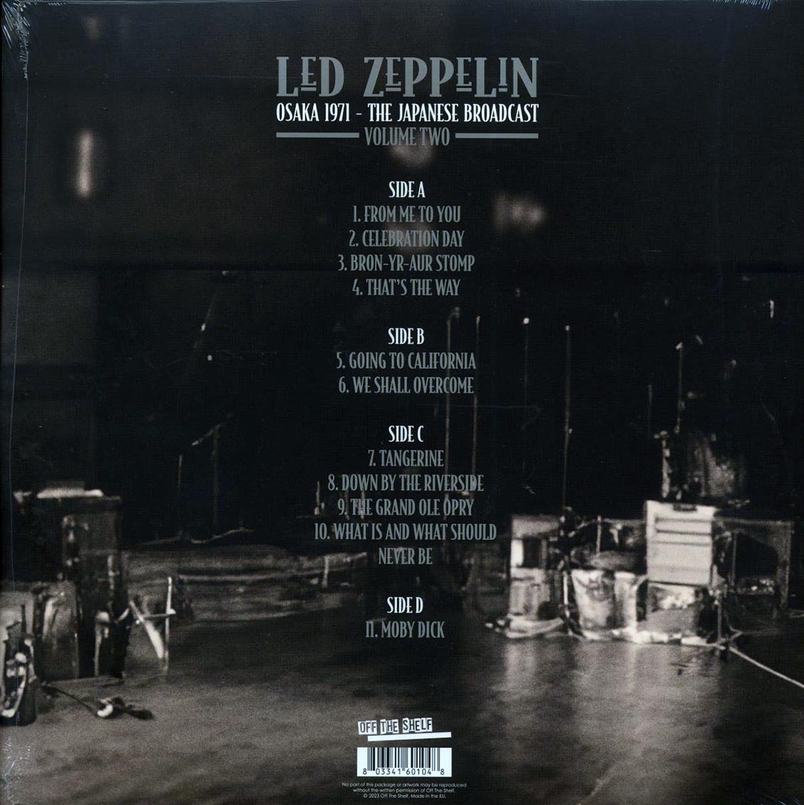 Led Zeppelin - Osaka 1971 Volume 2: The Japanese Broadcast (ltd. ed.) (2xLP) (white vinyl)