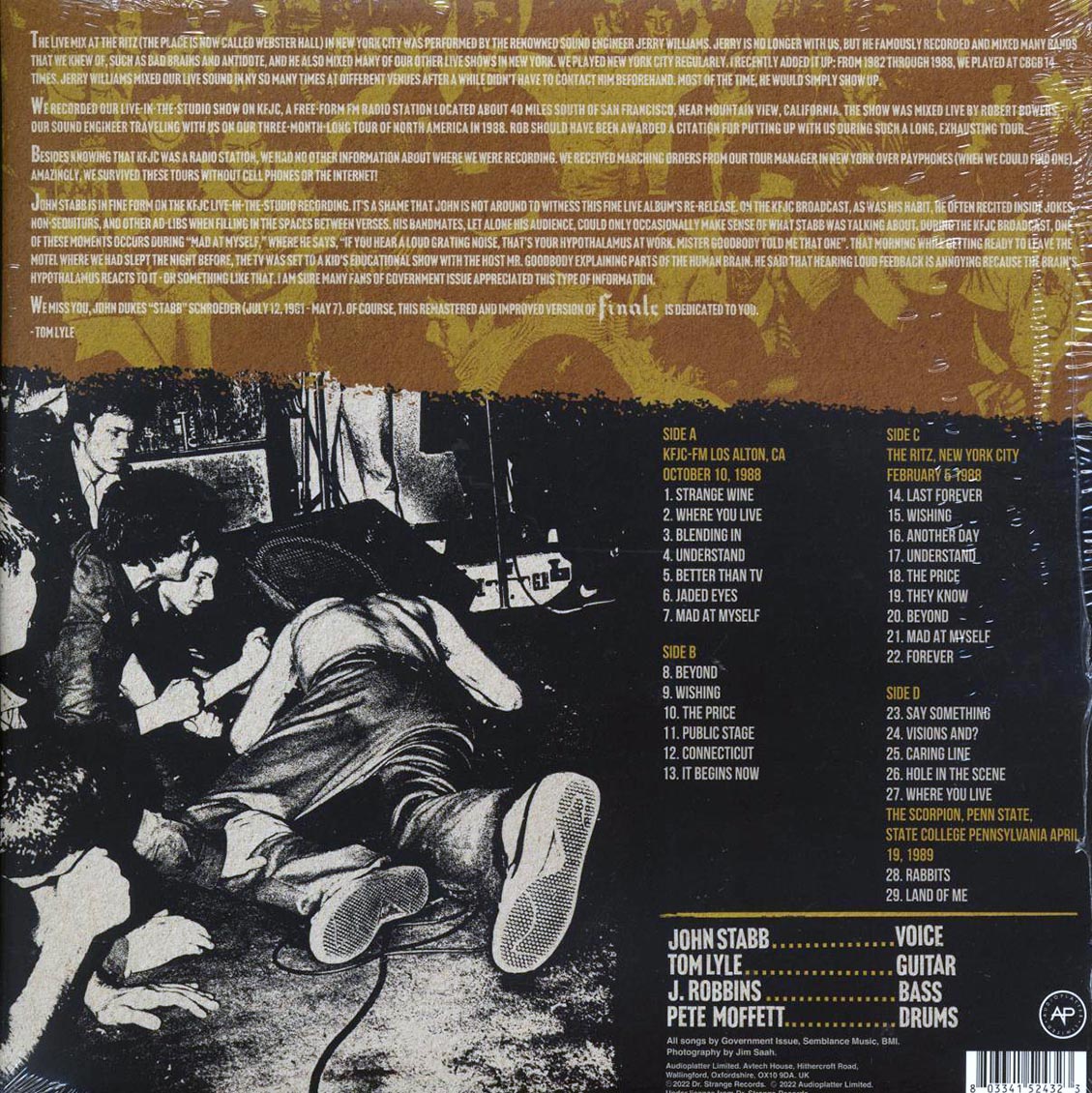 Government Issue - Finale (ltd. ed.) (2xLP) (clear vinyl)