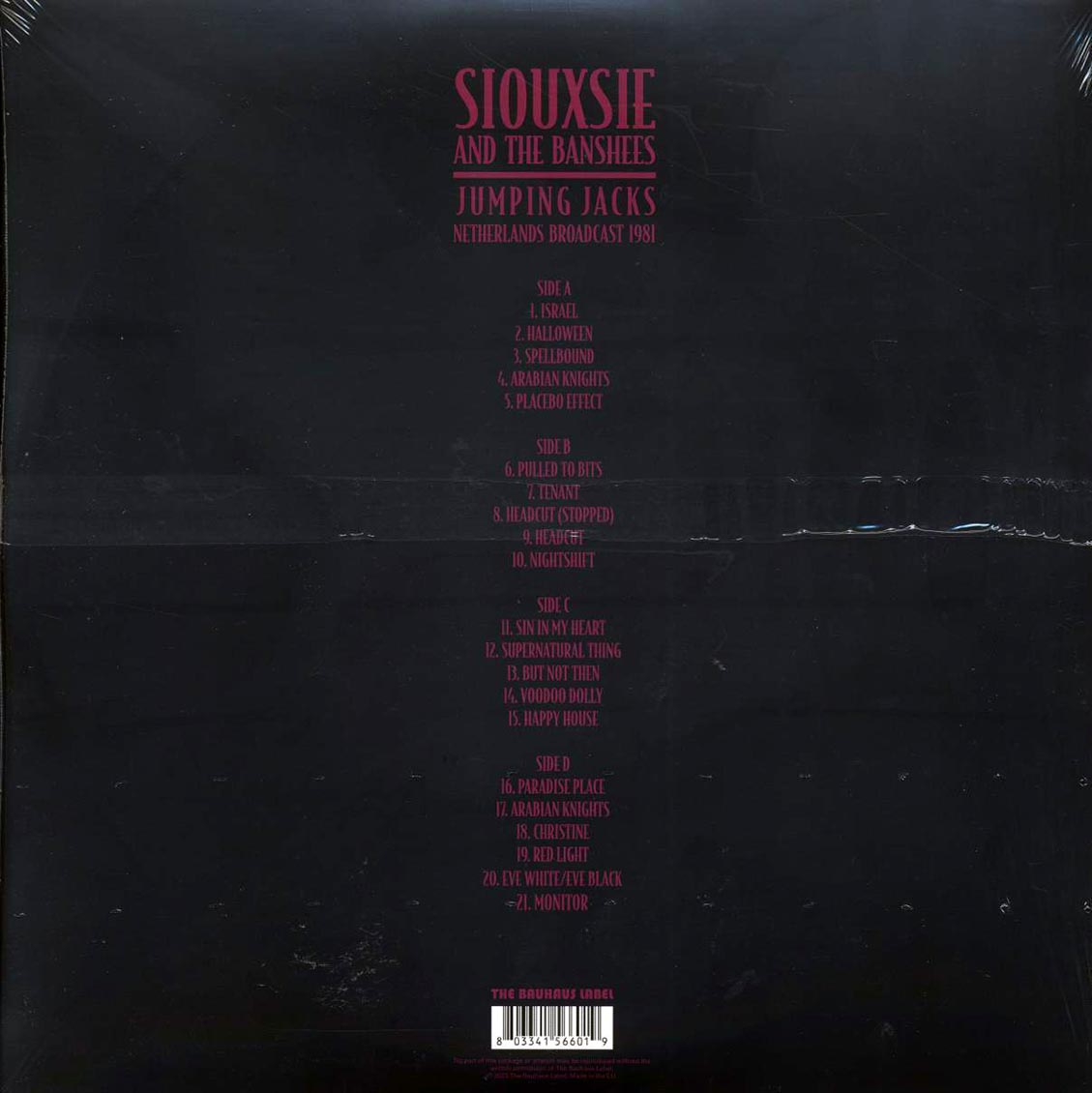 Siouxsie & The Banshees - Jumping Jacks: Netherlands Broadcast 1981 (ltd. ed.) (2xLP) (clear vinyl)