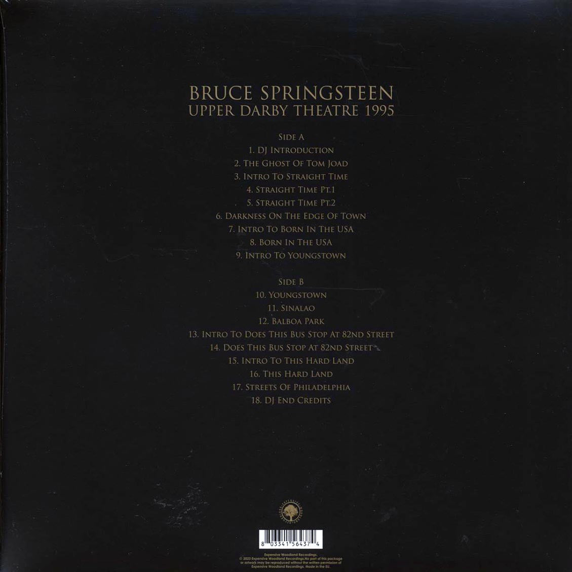 Bruce Springsteen - Upper Darby Theatre 1995