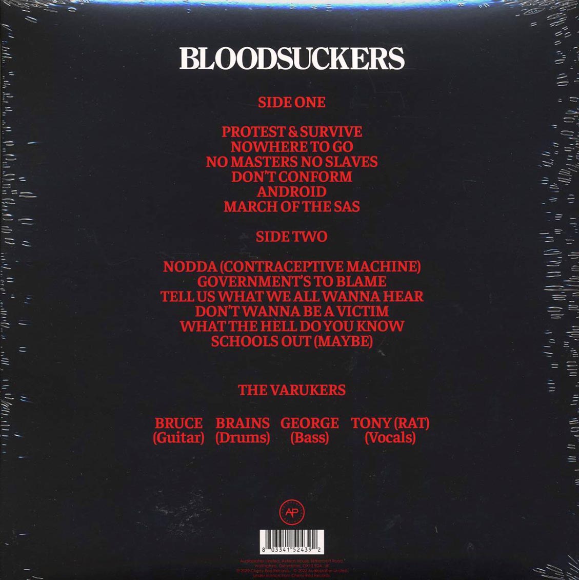 The Varukers - Bloodsuckers (ltd. ed.) (clear vinyl)