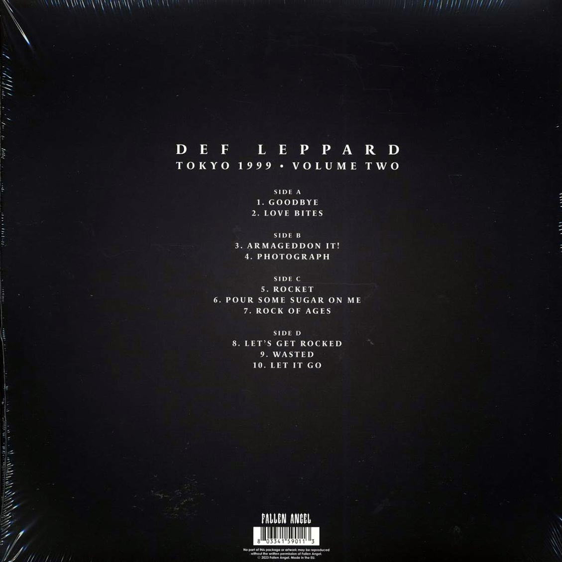 Def Leppard - Tokyo 1999 Volume 2 (ltd. ed.) (2xLP) (clear vinyl)