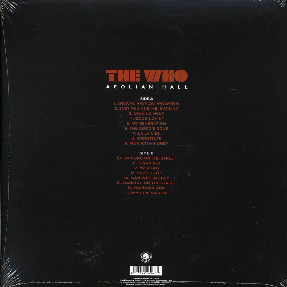 The Who - Aeolian Hall