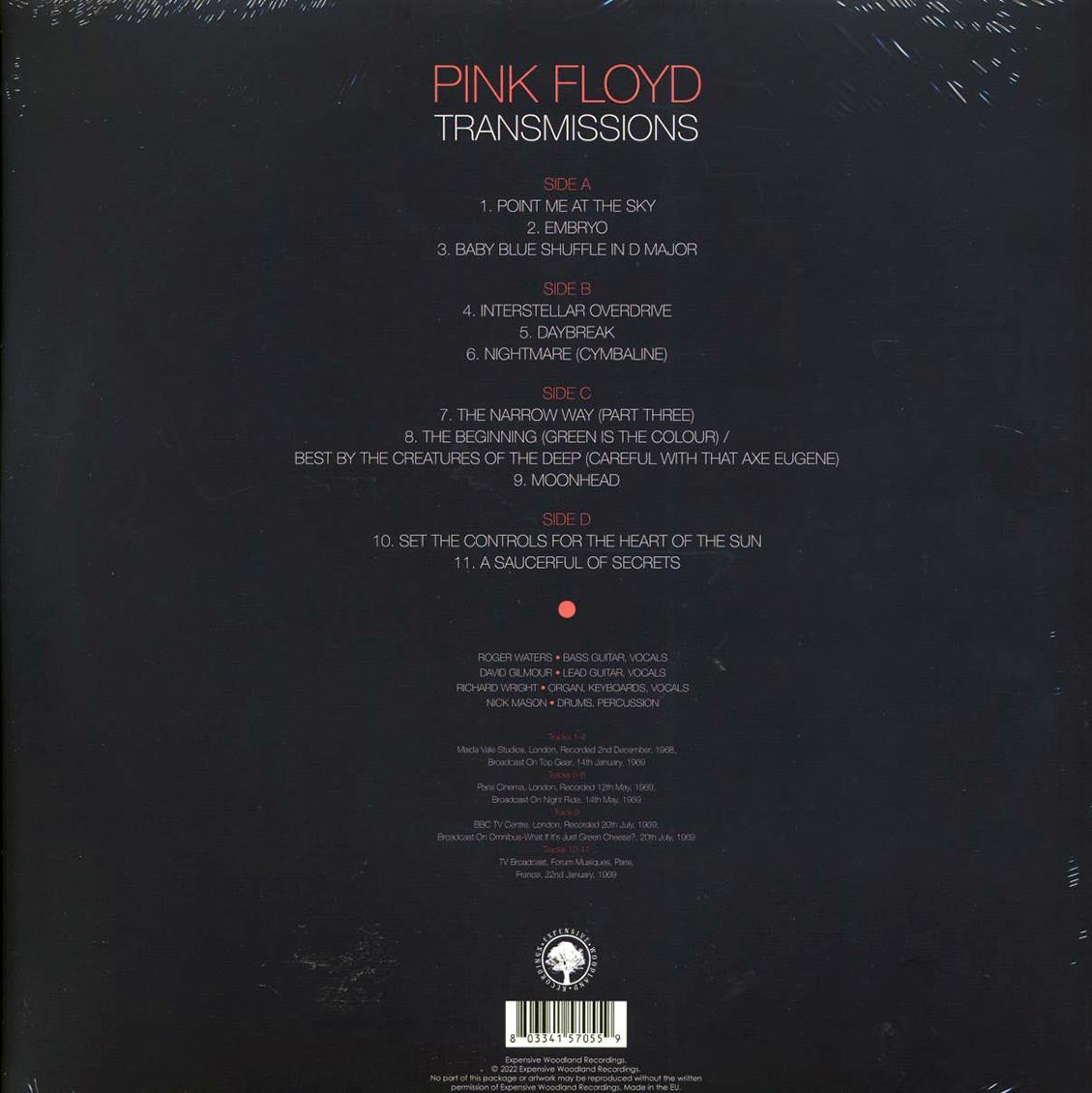 Pink Floyd - Transmissions (ltd. ed.) (2xLP) (clear vinyl)