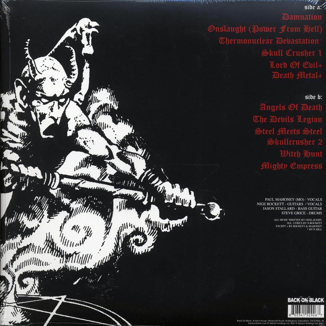 Onslaught - Power From Hell (ltd. ed.) (white/red splatter vinyl)