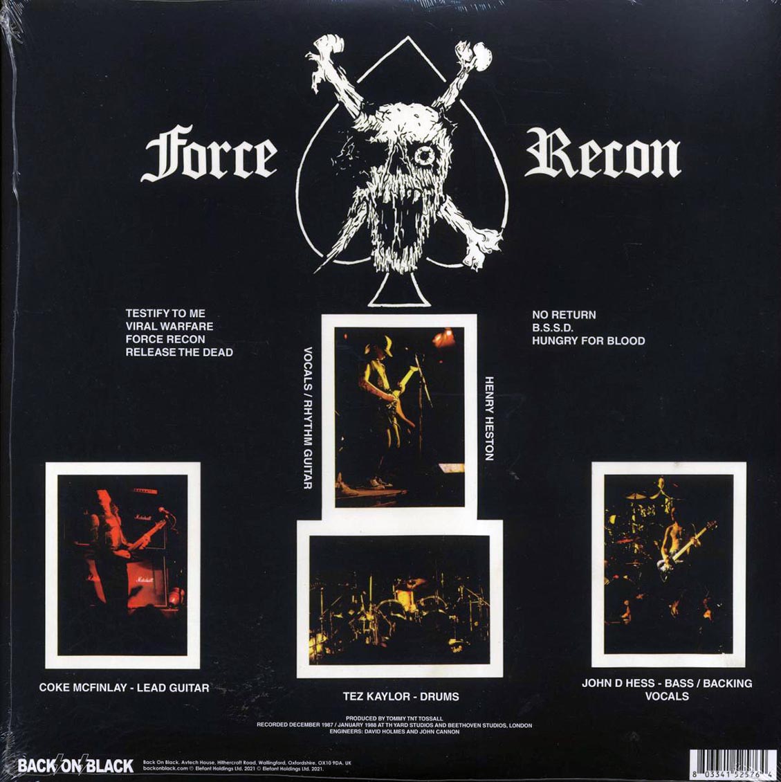 Virus - Force Recon (ltd. ed.) (clear/green splatter vinyl)